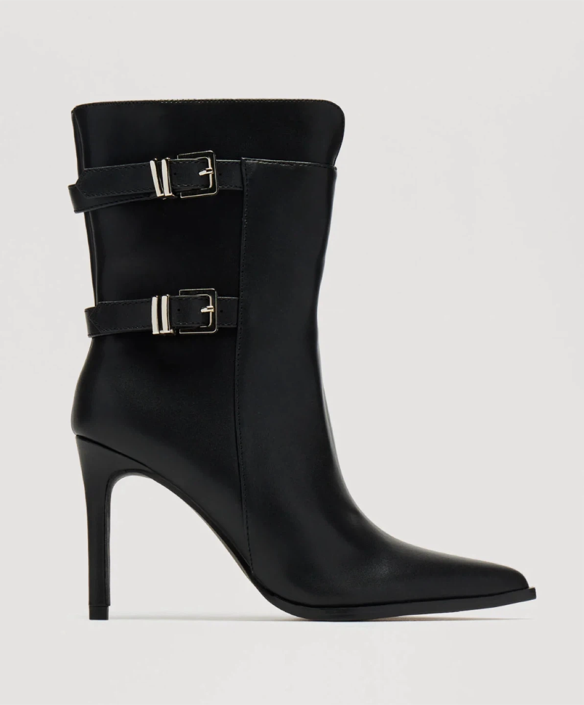New Fashion Nova Black Heeled Ankle Boots - Size 8 - photo 2