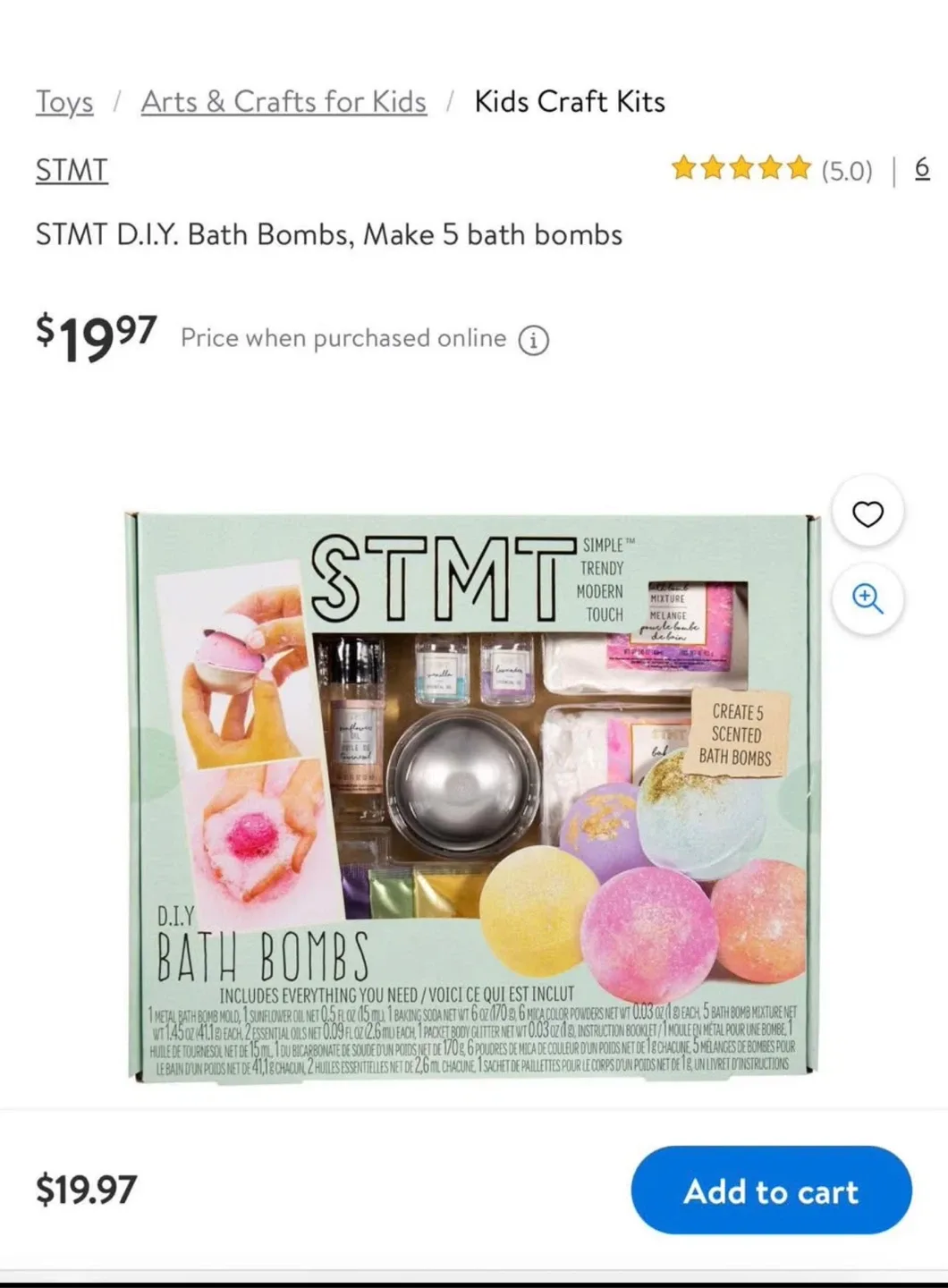 STMT D.I.Y. Bath Bombs - Make 5 Bath Bombs Kit image indicator(5)