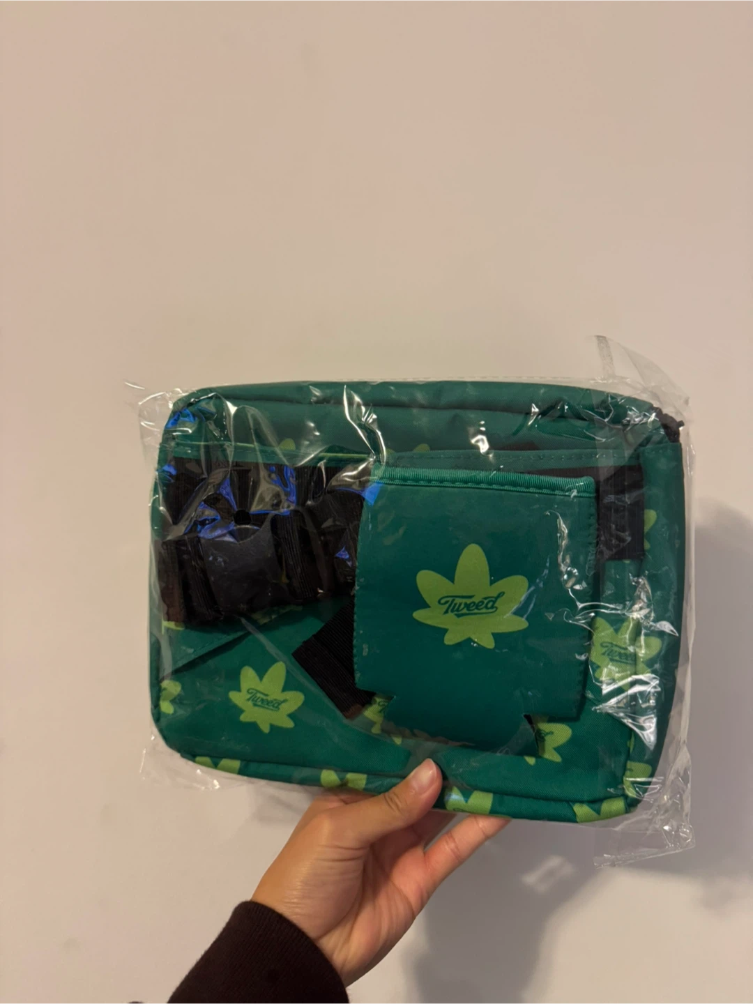 New Tweed Green Fanny Pack with Beer Holder - photo 2
