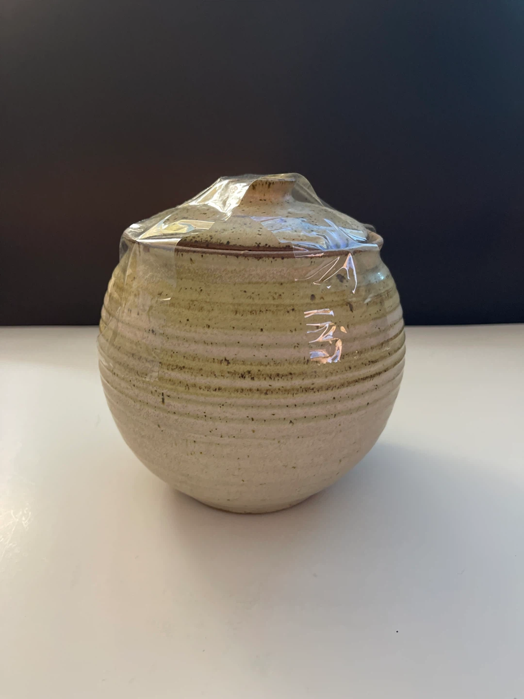 Pottery Jar with Lid