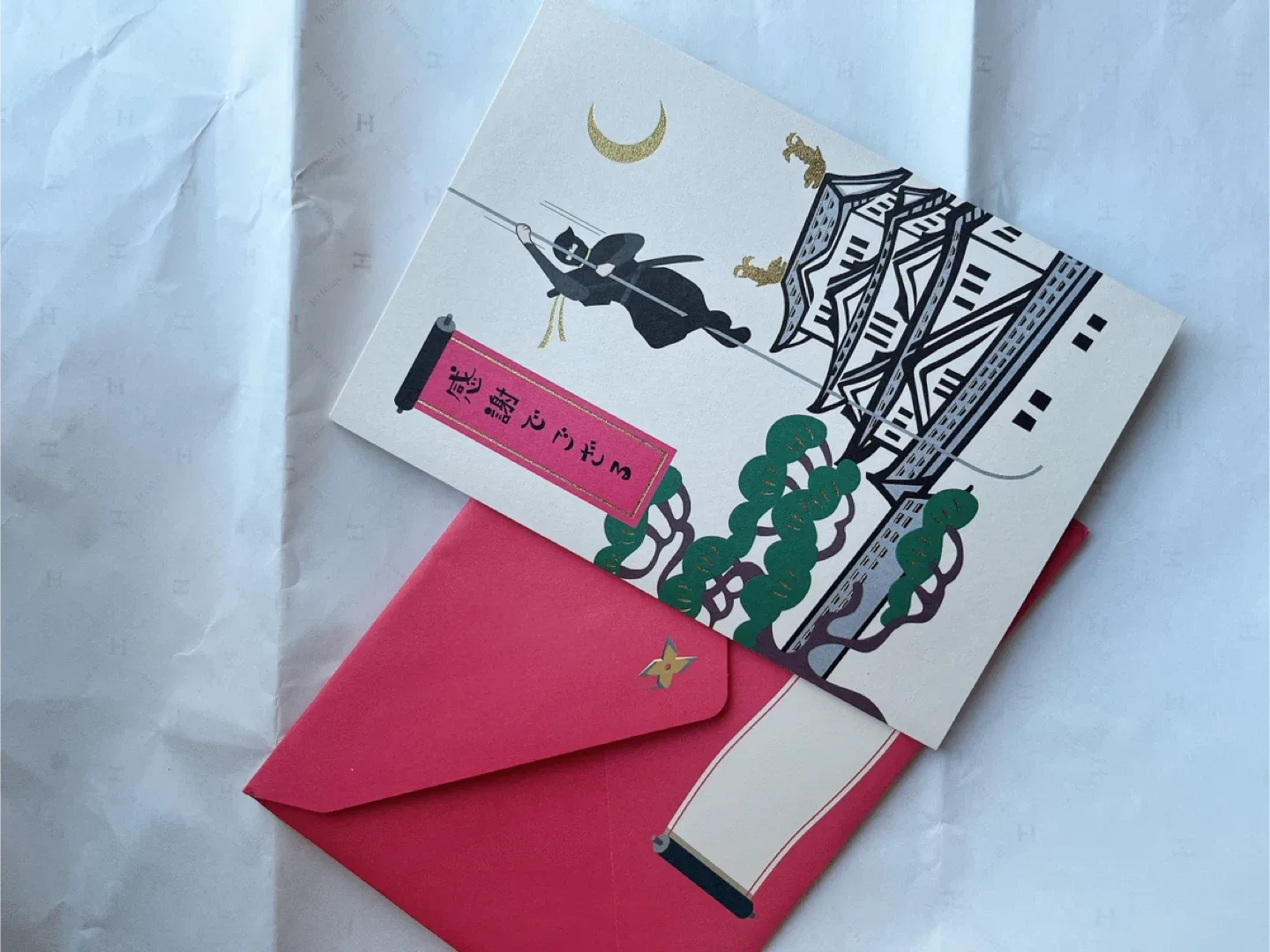 Japanese style ‘thank you’ card image indicator(4)