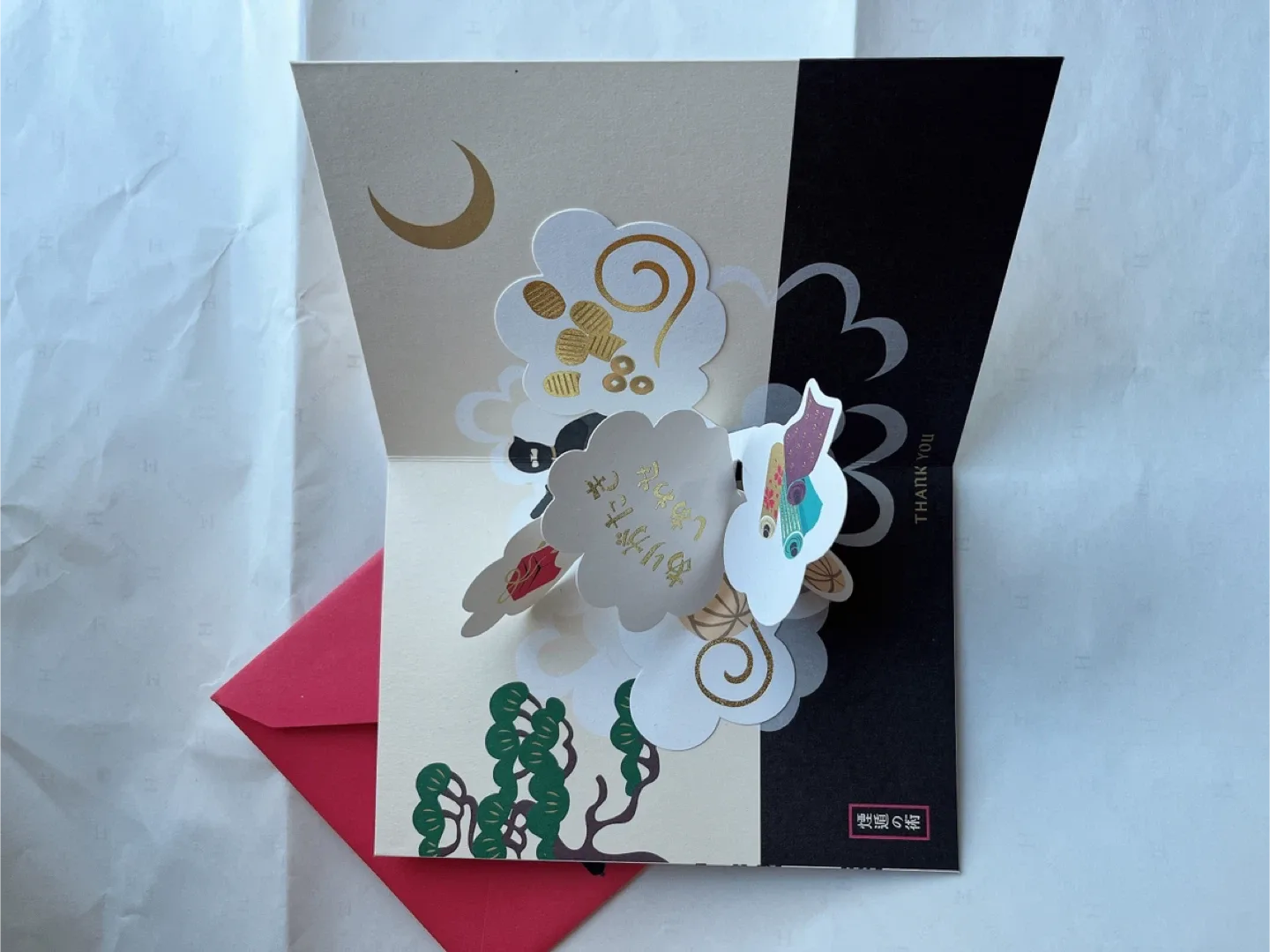 Japanese style ‘thank you’ card image indicator(3)