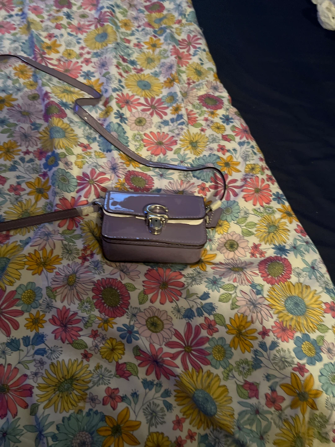 Coach Lilac Purple Mini Shoulder Bag
