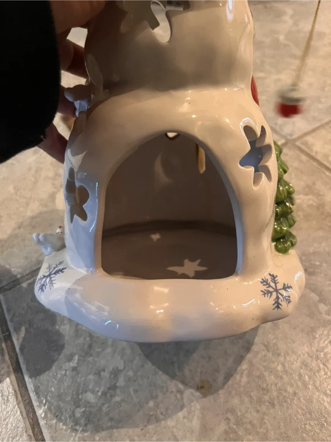 2 Snowman Candle Holders & angel decor (3 ITEM BUNDLE!) image indicator(6)