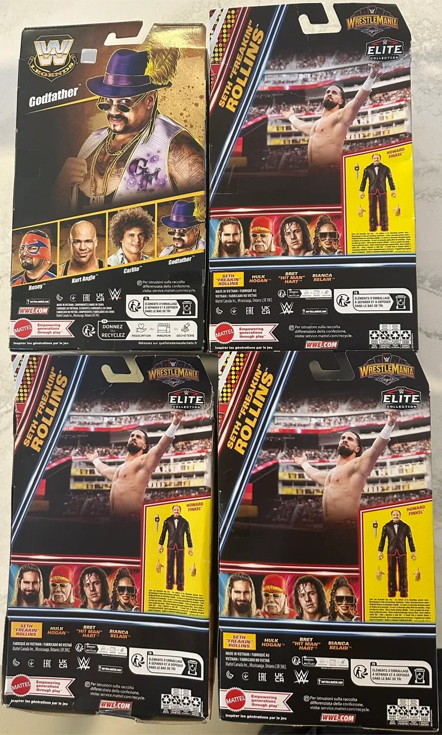 WWE Elite Collection  Figures - Godfather & Seth Rollins image indicator(2)