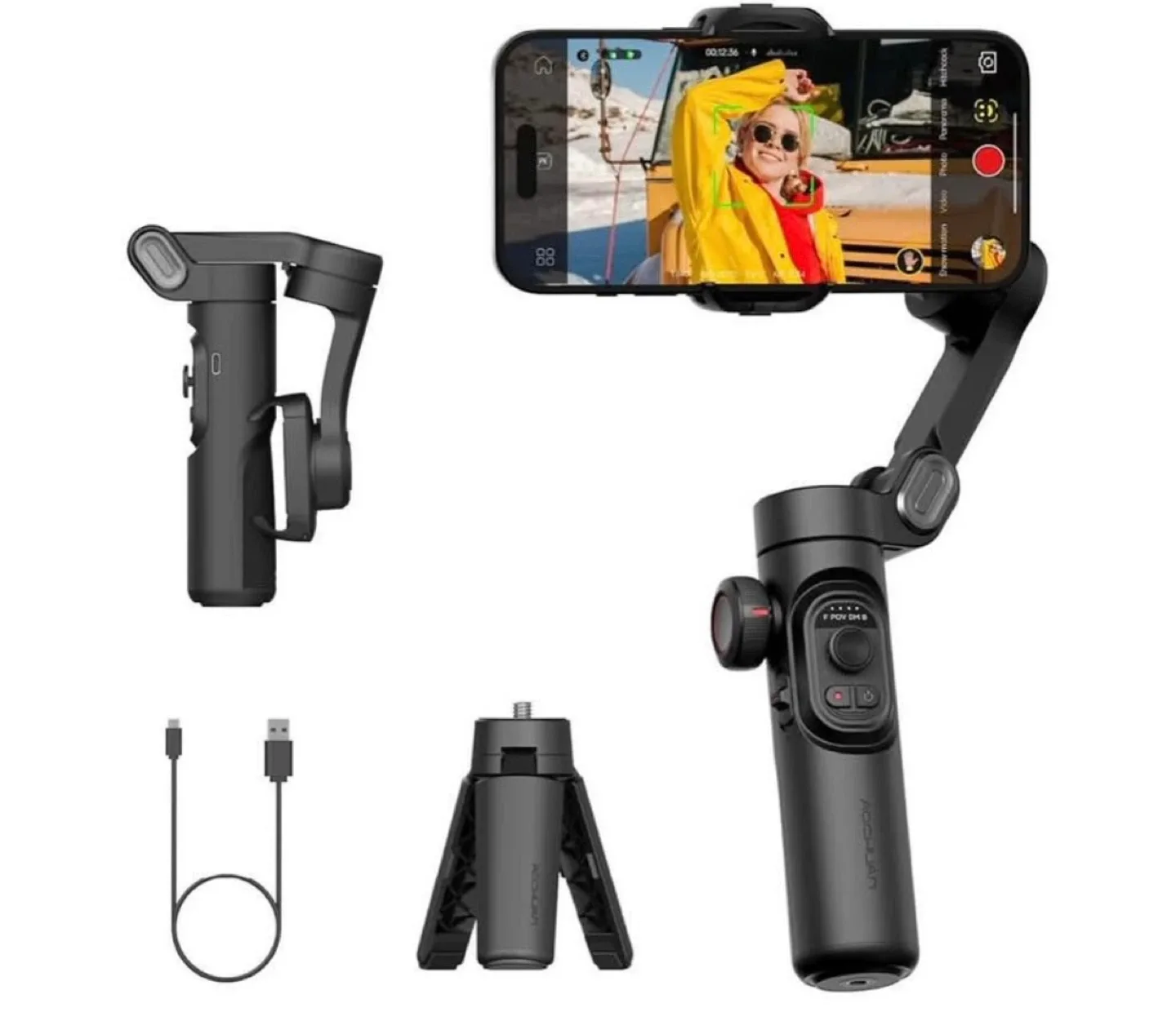 AGCHUAN Phone Gimbal Stabilizer - Like New! thumbnail