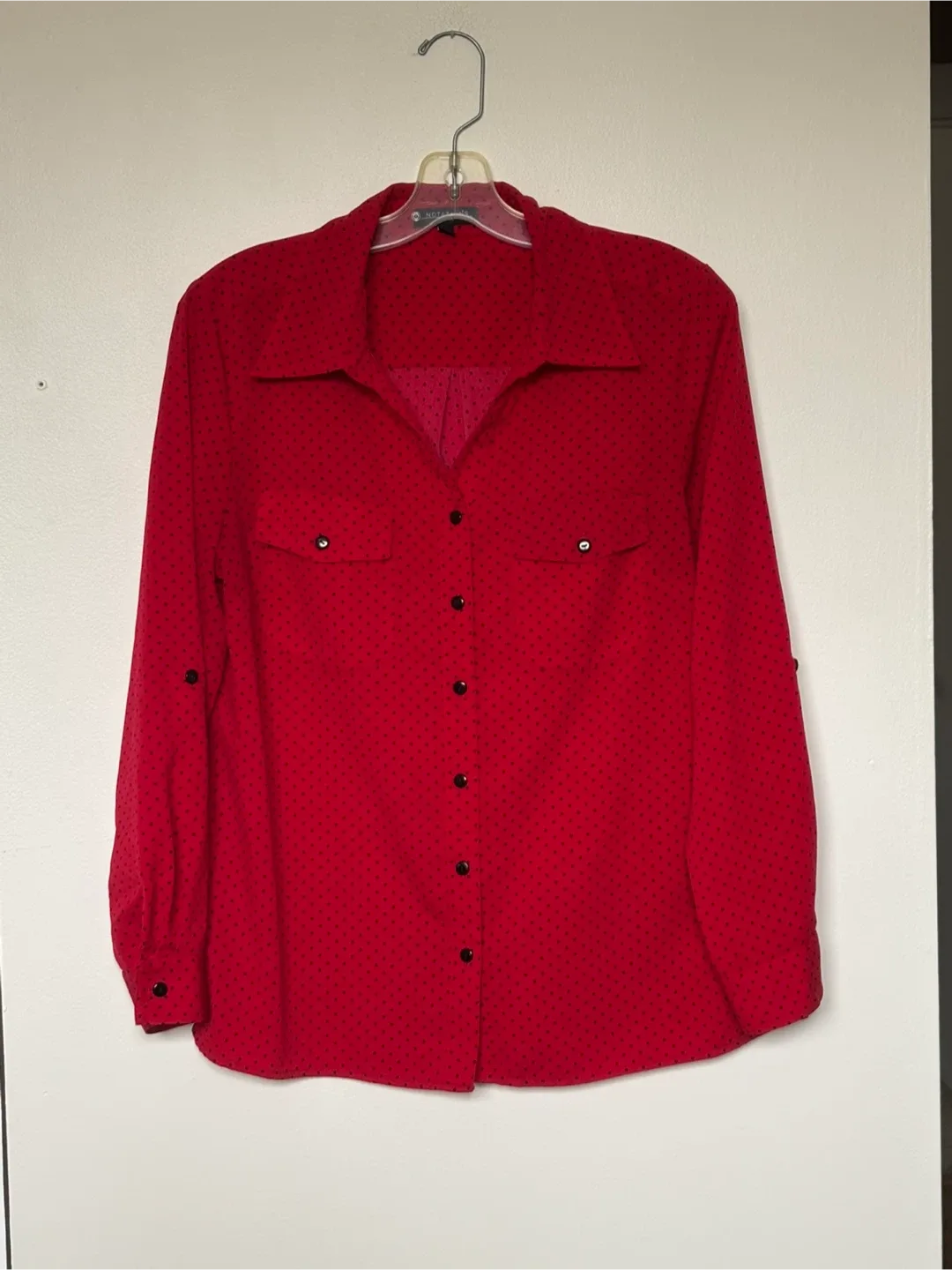 Jessica London Red Blouse