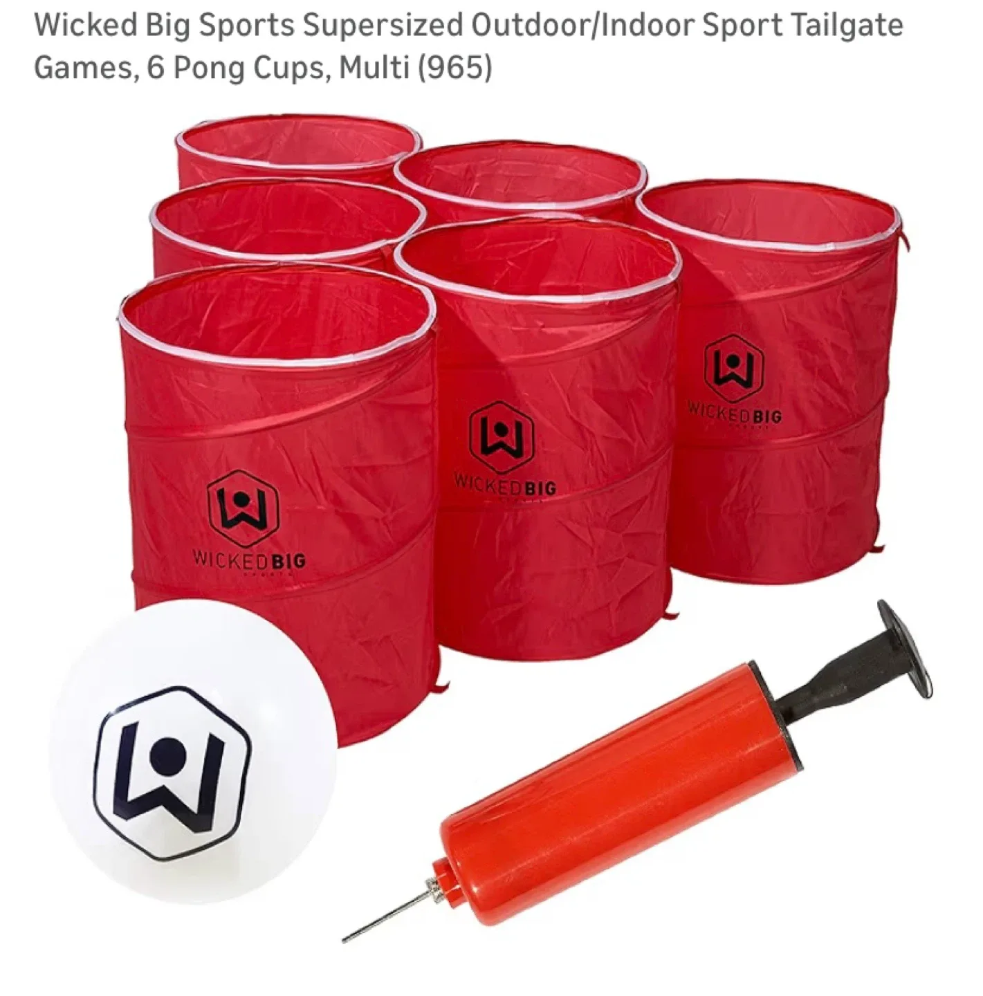 New Wicked Big Sports Supersized Pong Game image indicator(3)