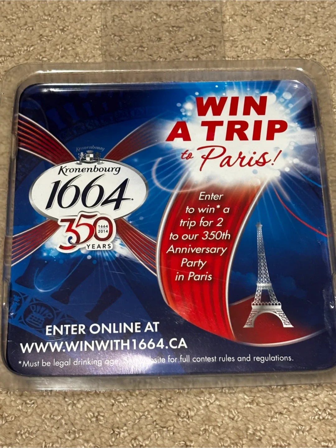 Kronenbourg 1664 passport holder - brand new image indicator(2)