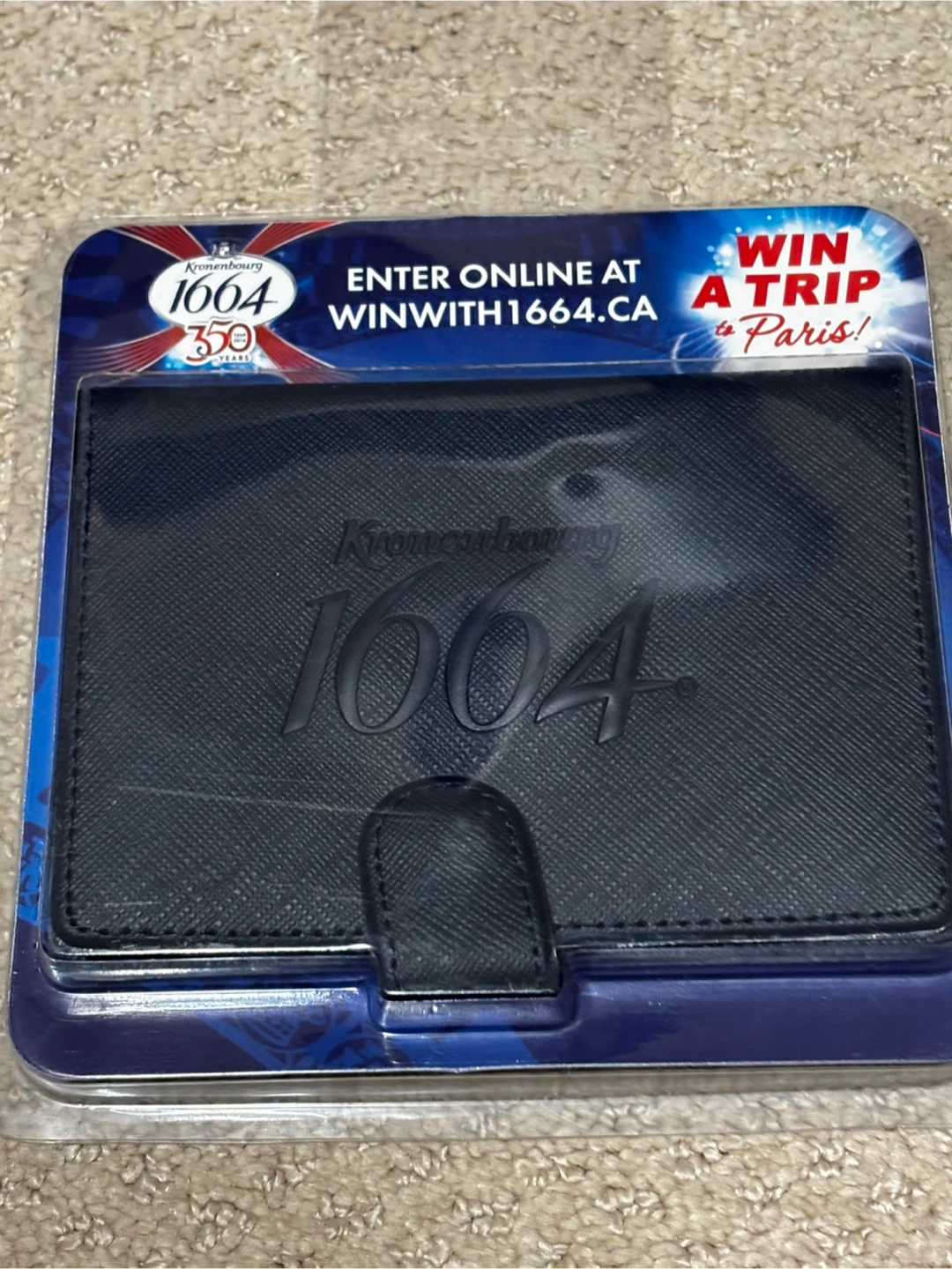 Kronenbourg 1664 passport holder - brand new