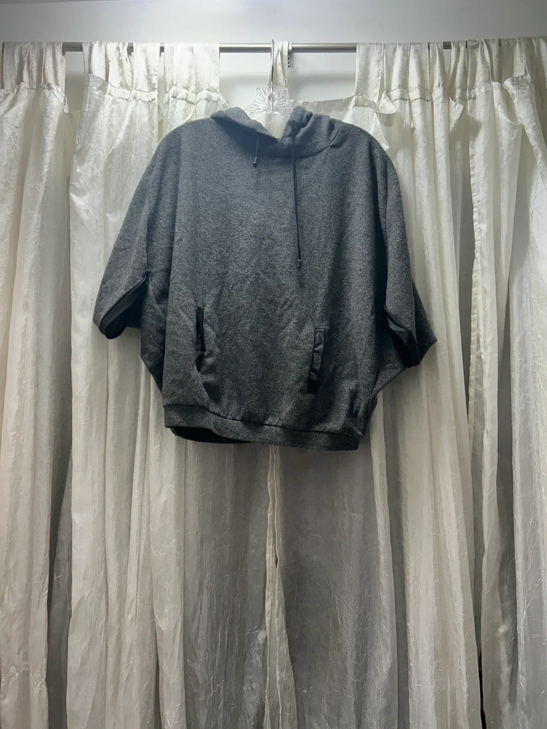 Grey Hoodie - Batwing Style thumbnail