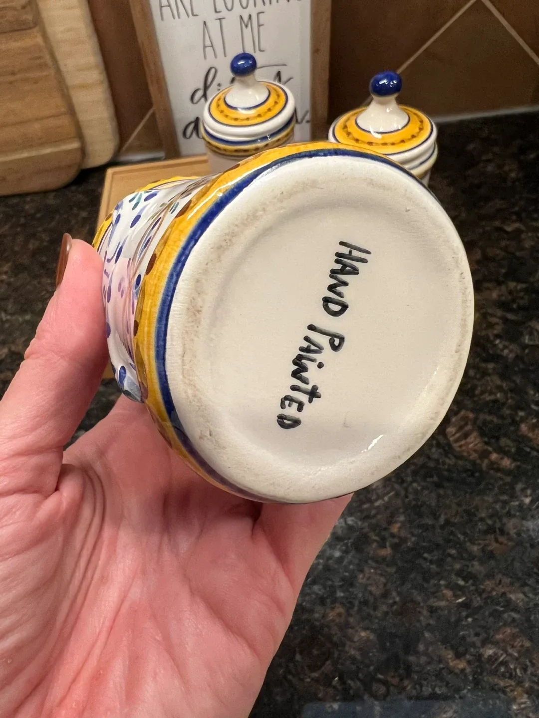 Vintage Ceramic Herb Jars image indicator(3)