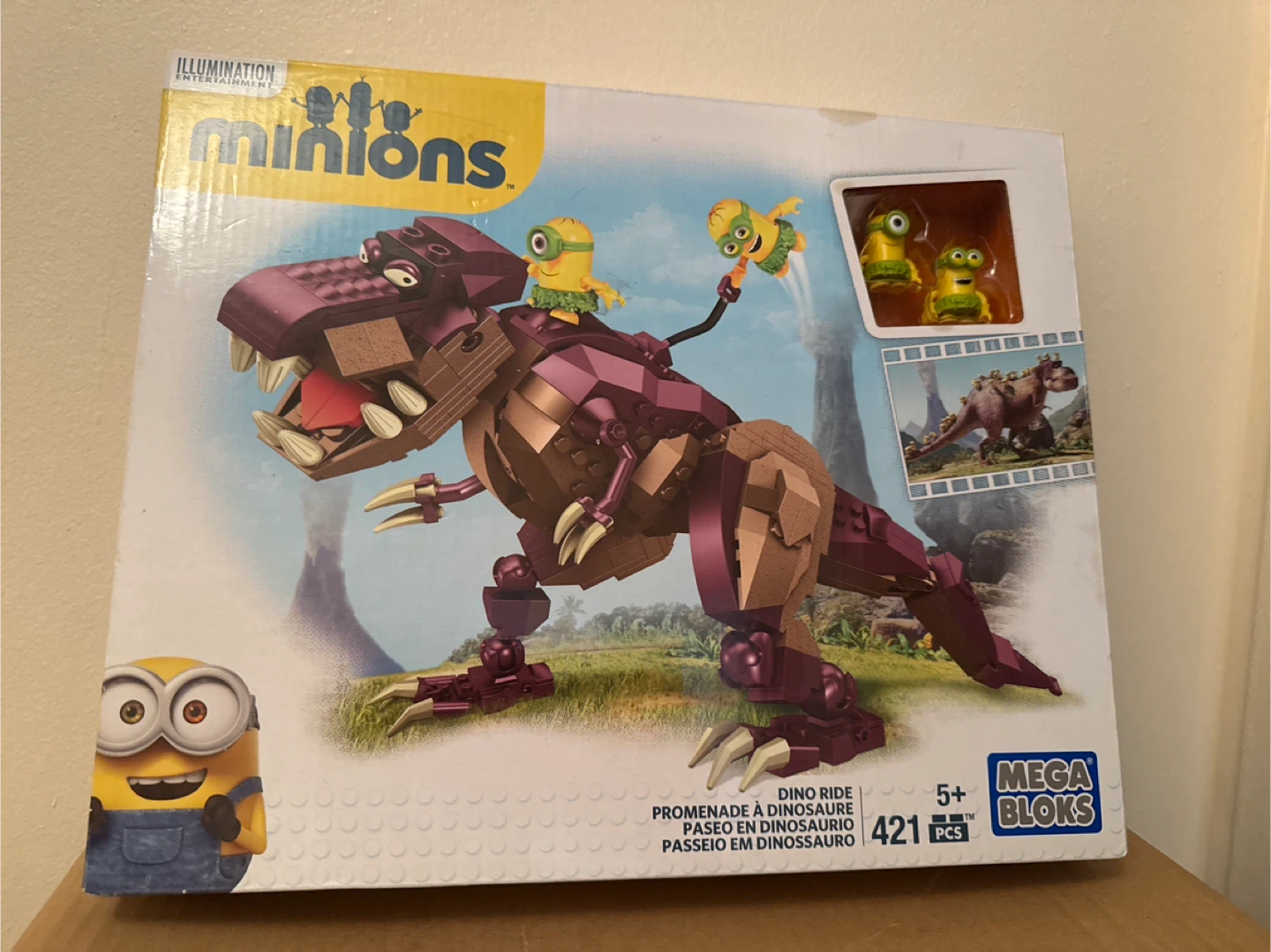 Mega Bloks Minions Dino Ride Building Set