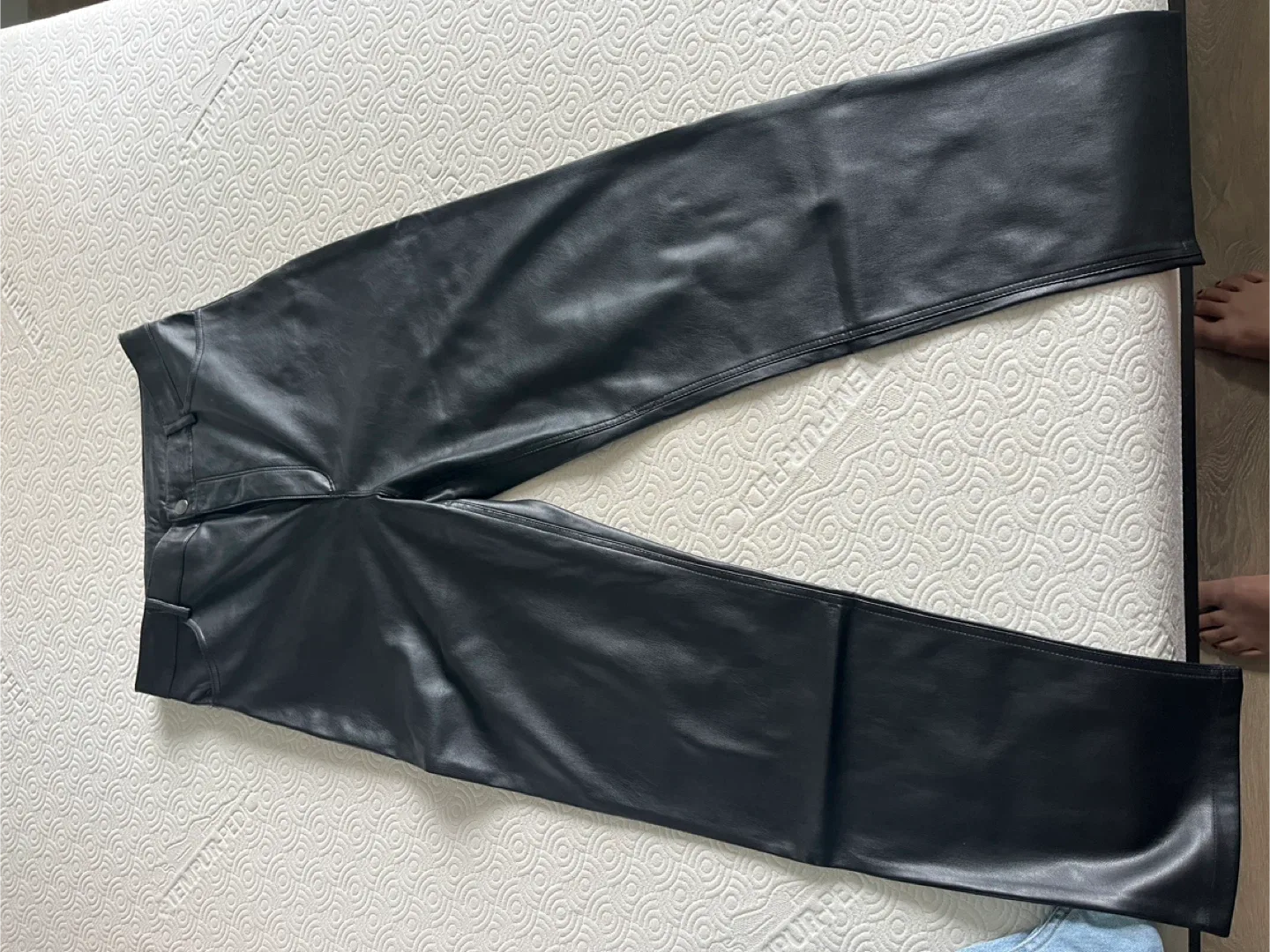 Dynamite Black Faux Leather Pants - Size 12