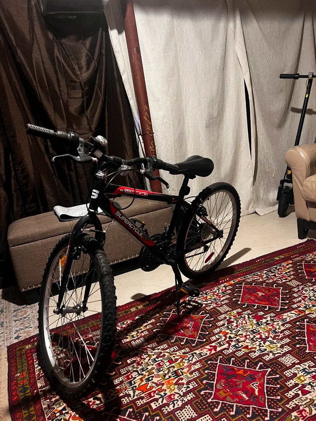 Supercycle Mountain Bike - Black & Red image indicator(4)