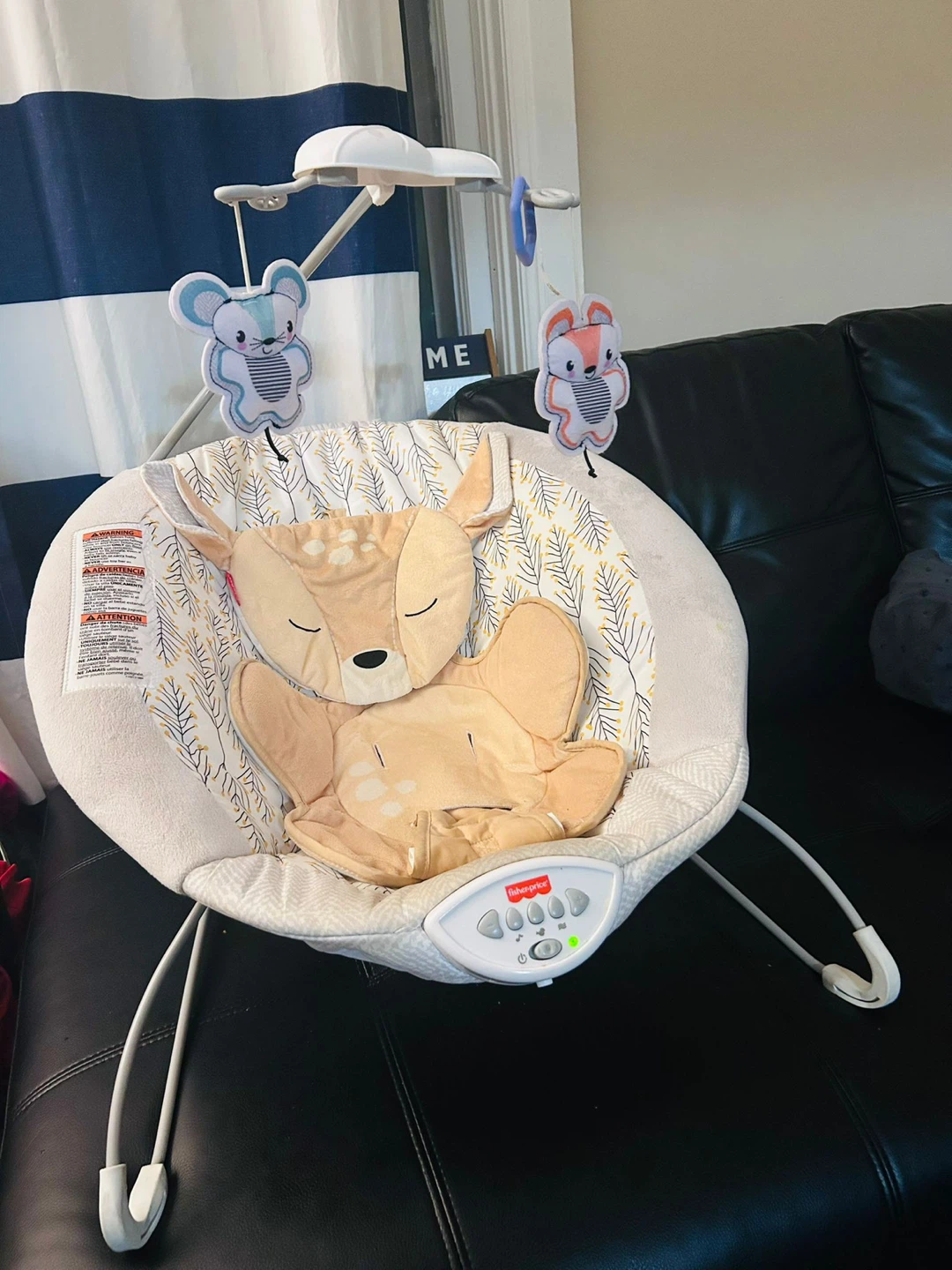 Fisher-Price Baby Bouncer with Deer Design