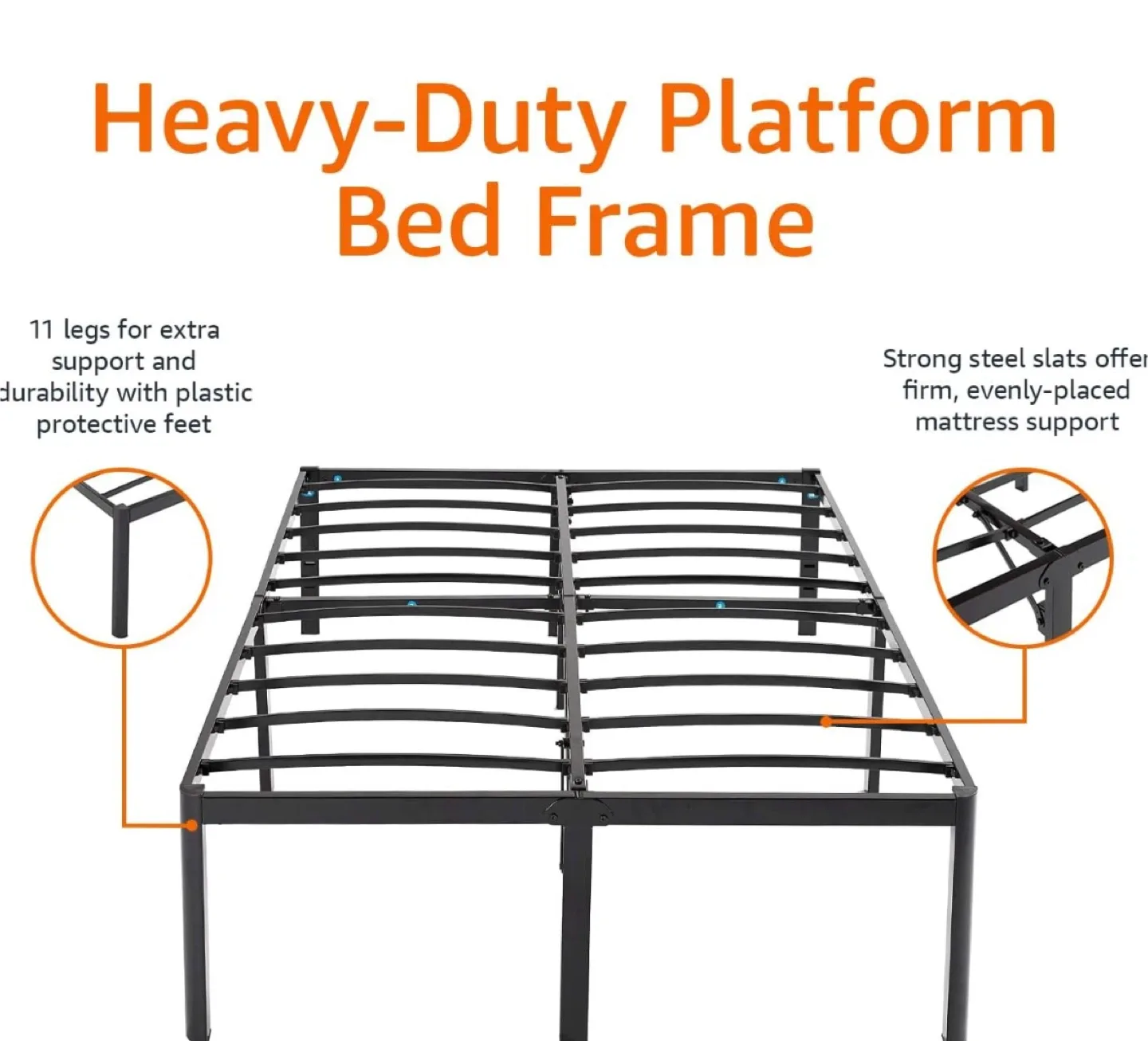 Heavy-Duty Platform Bed Frame image indicator(4)
