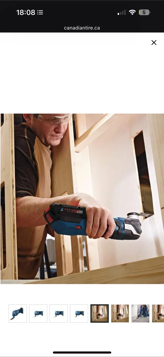 *New* $260 Bosch 18V Brushless Oscillating Multi-Tool image indicator(4)