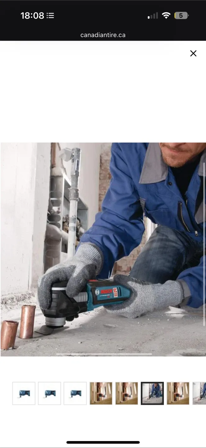 *New* $260 Bosch 18V Brushless Oscillating Multi-Tool image indicator(3)
