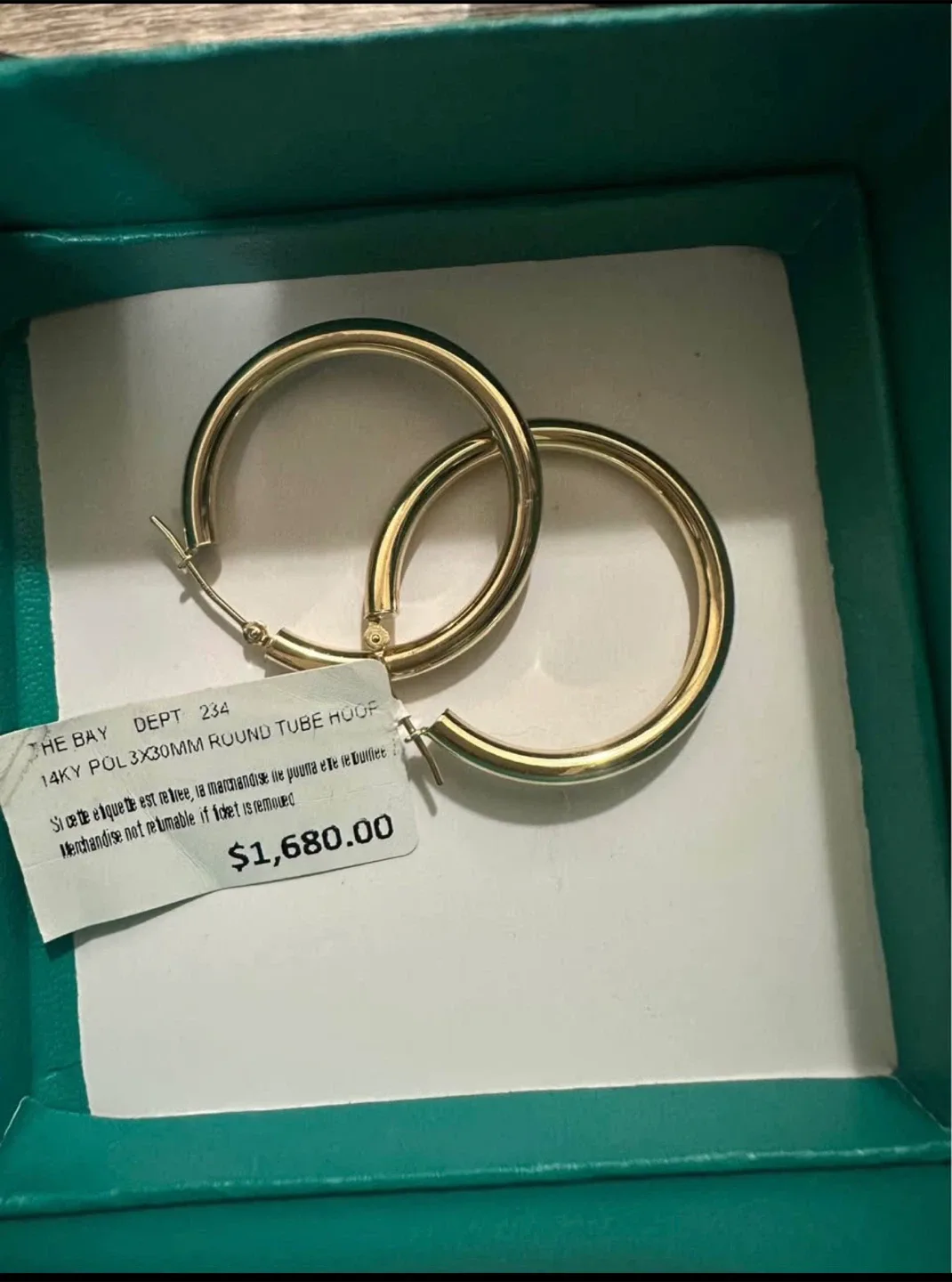 14K Gold Rope Chain Necklace ,earrings image indicator(6)