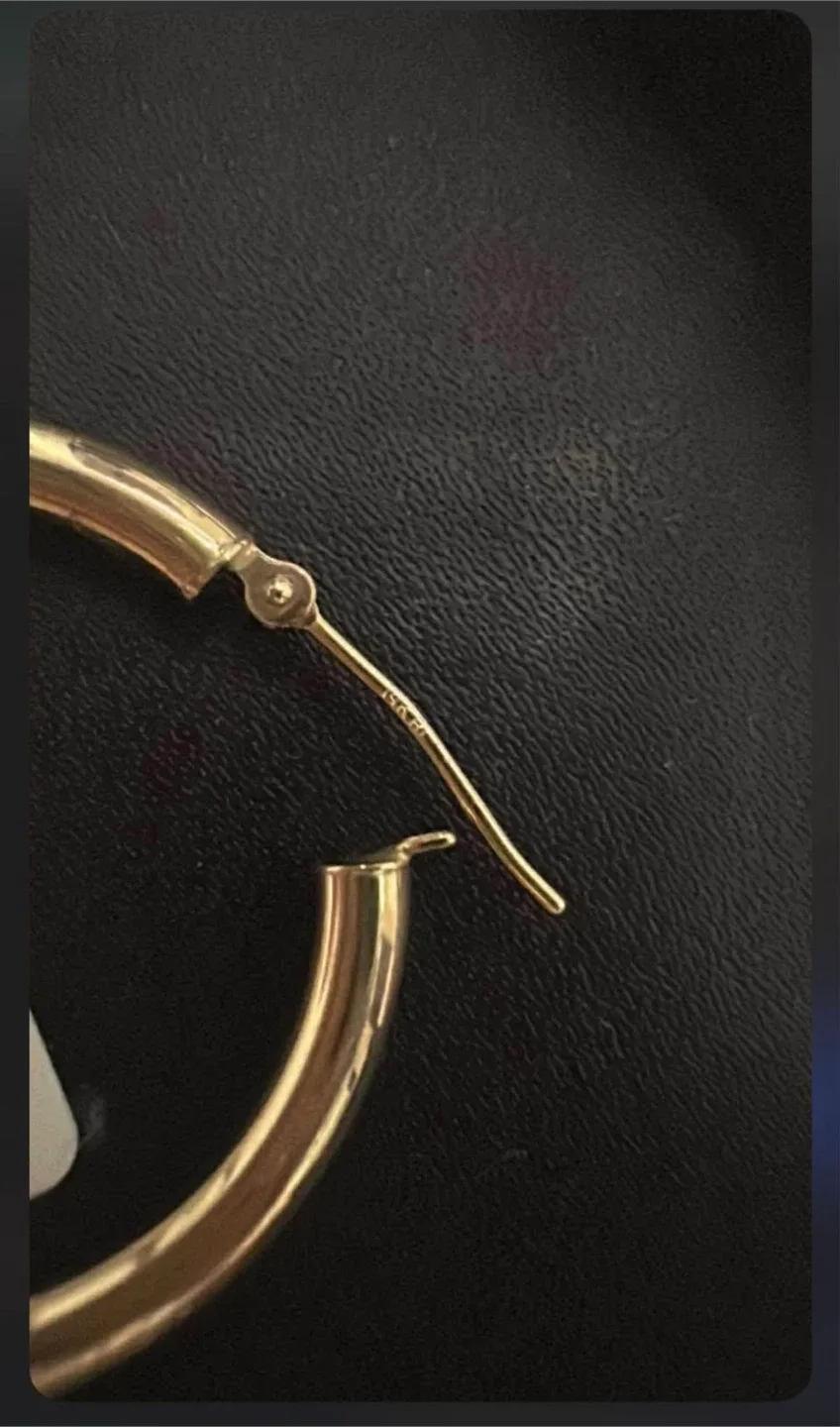 14K Gold Rope Chain Necklace ,earrings image indicator(5)