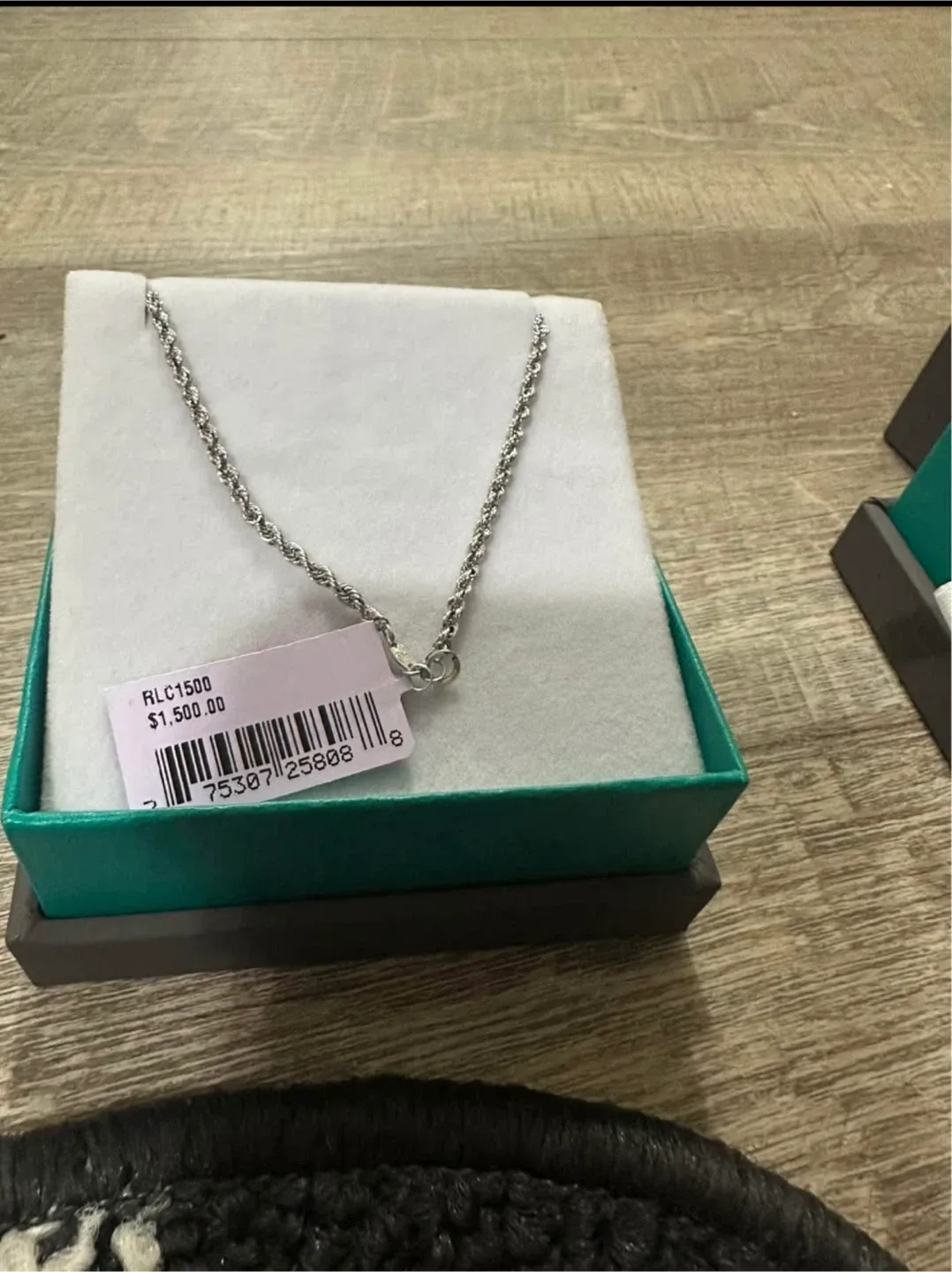 14K Gold Rope Chain Necklace ,earrings image indicator(4)