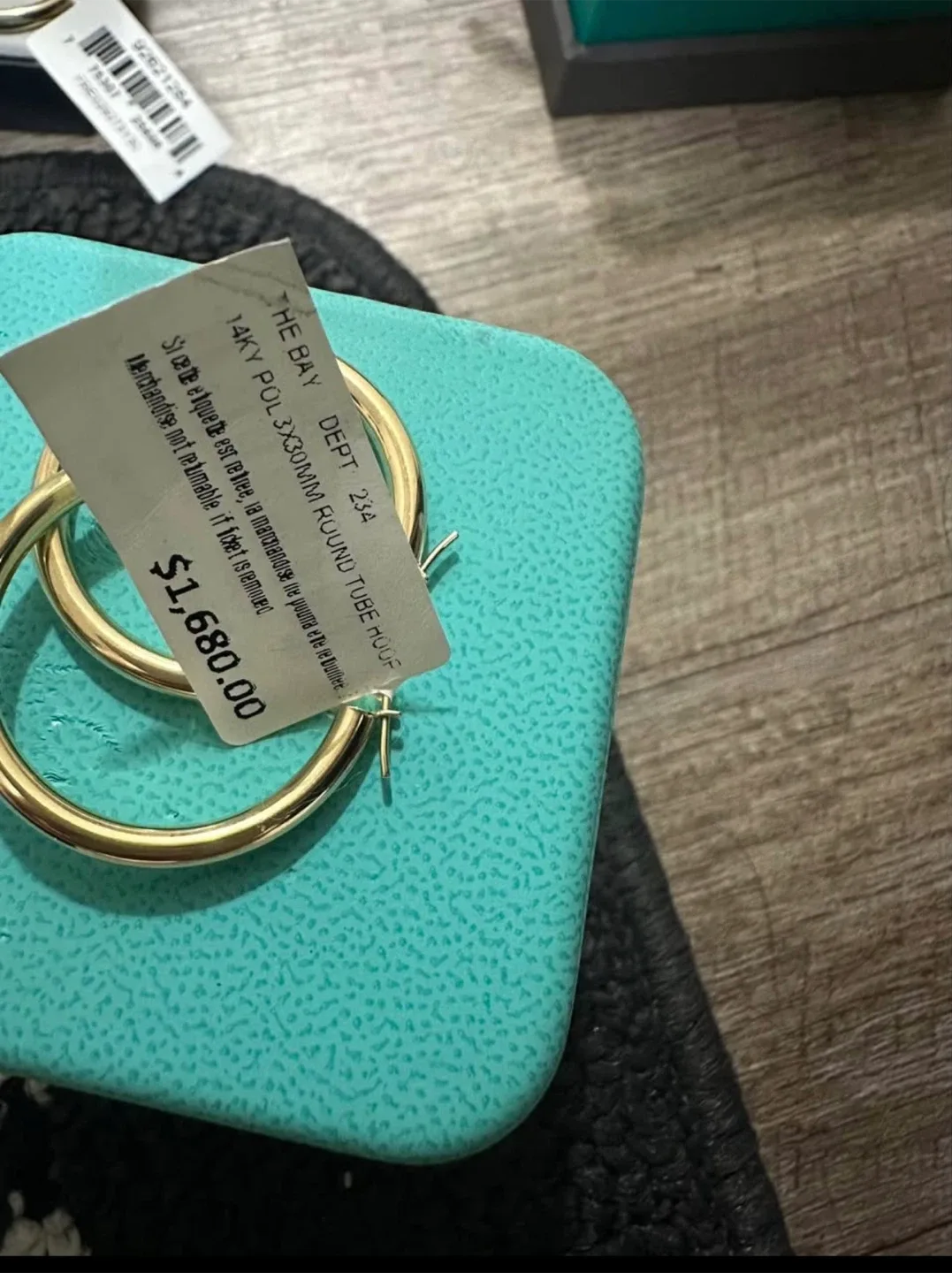 14K Gold Rope Chain Necklace ,earrings image indicator(9)