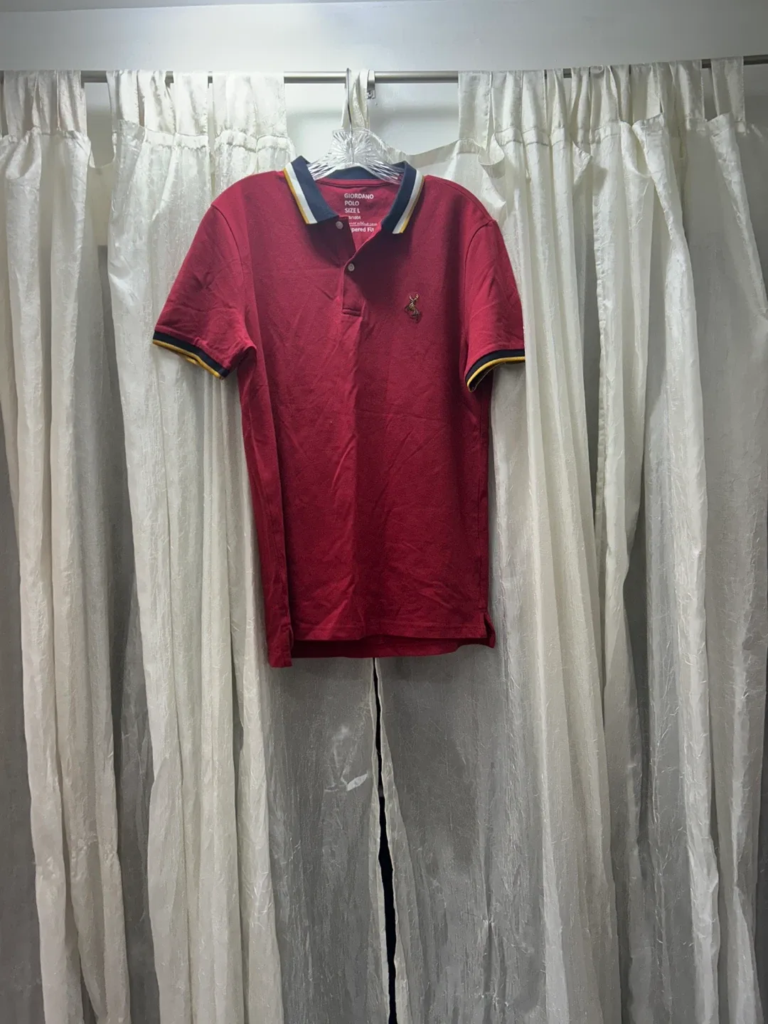 Giordano Red Polo Shirt - Size L thumbnail