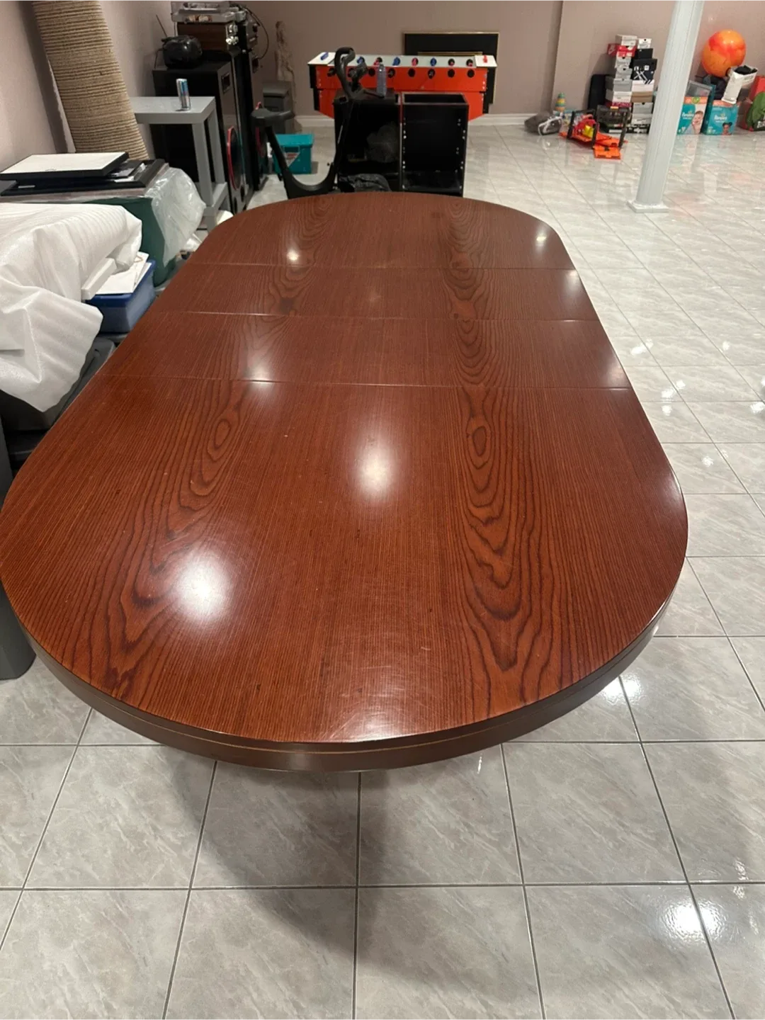 Wood Dining Table - Extends to 5ft x 7ft image indicator(3)