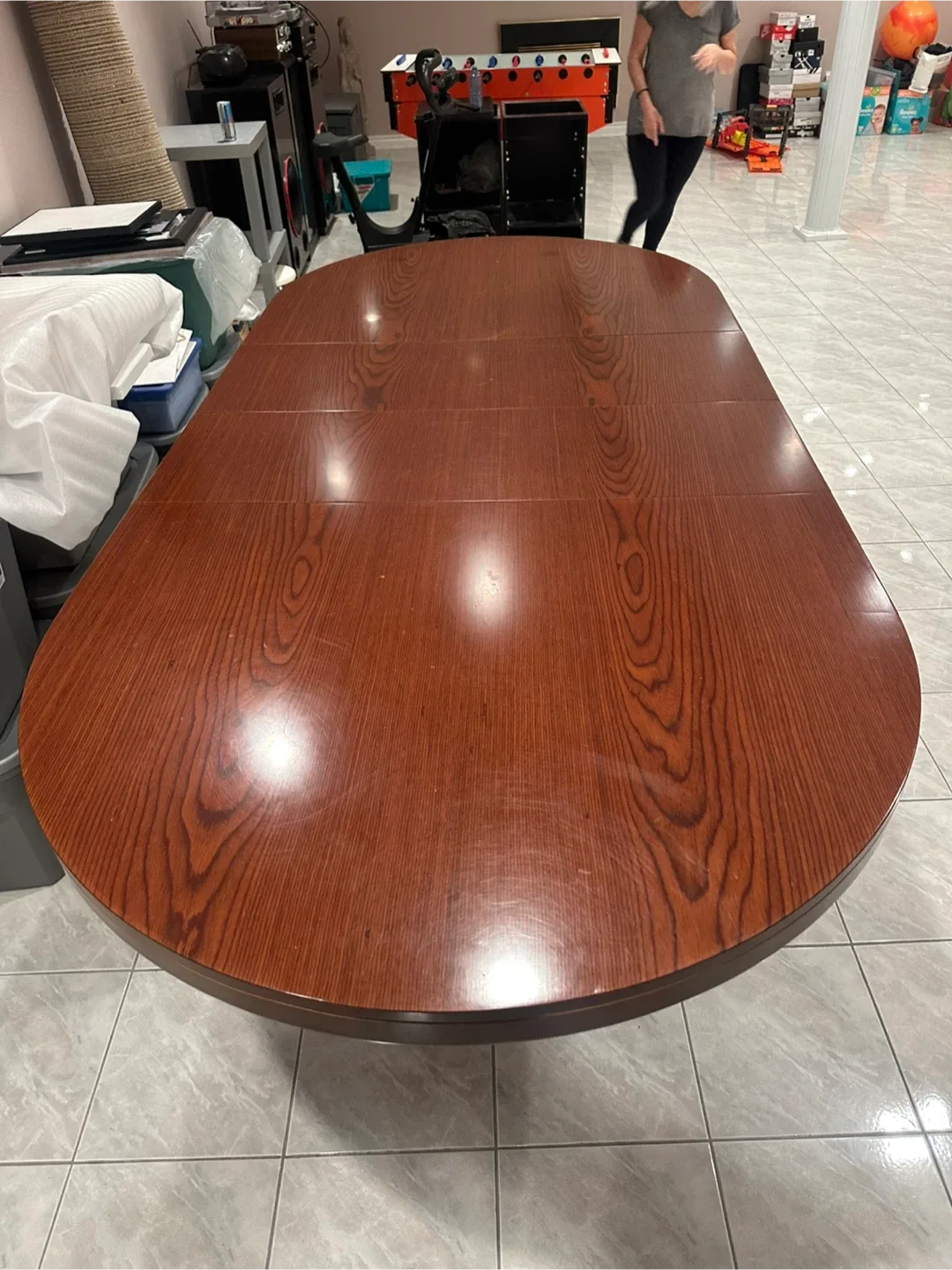 Wood Dining Table - Extends to 5ft x 7ft image indicator(2)