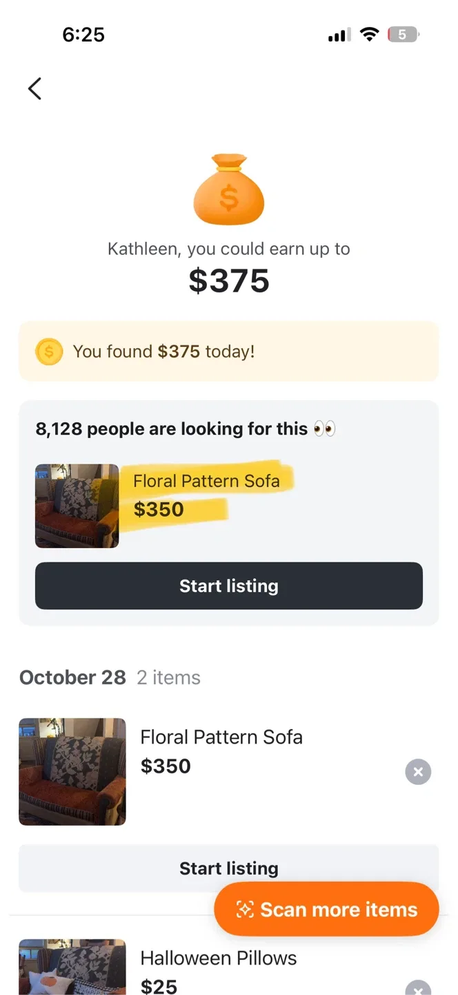 Custom antique collectors Loveseat Sofa (read description) image indicator(3)