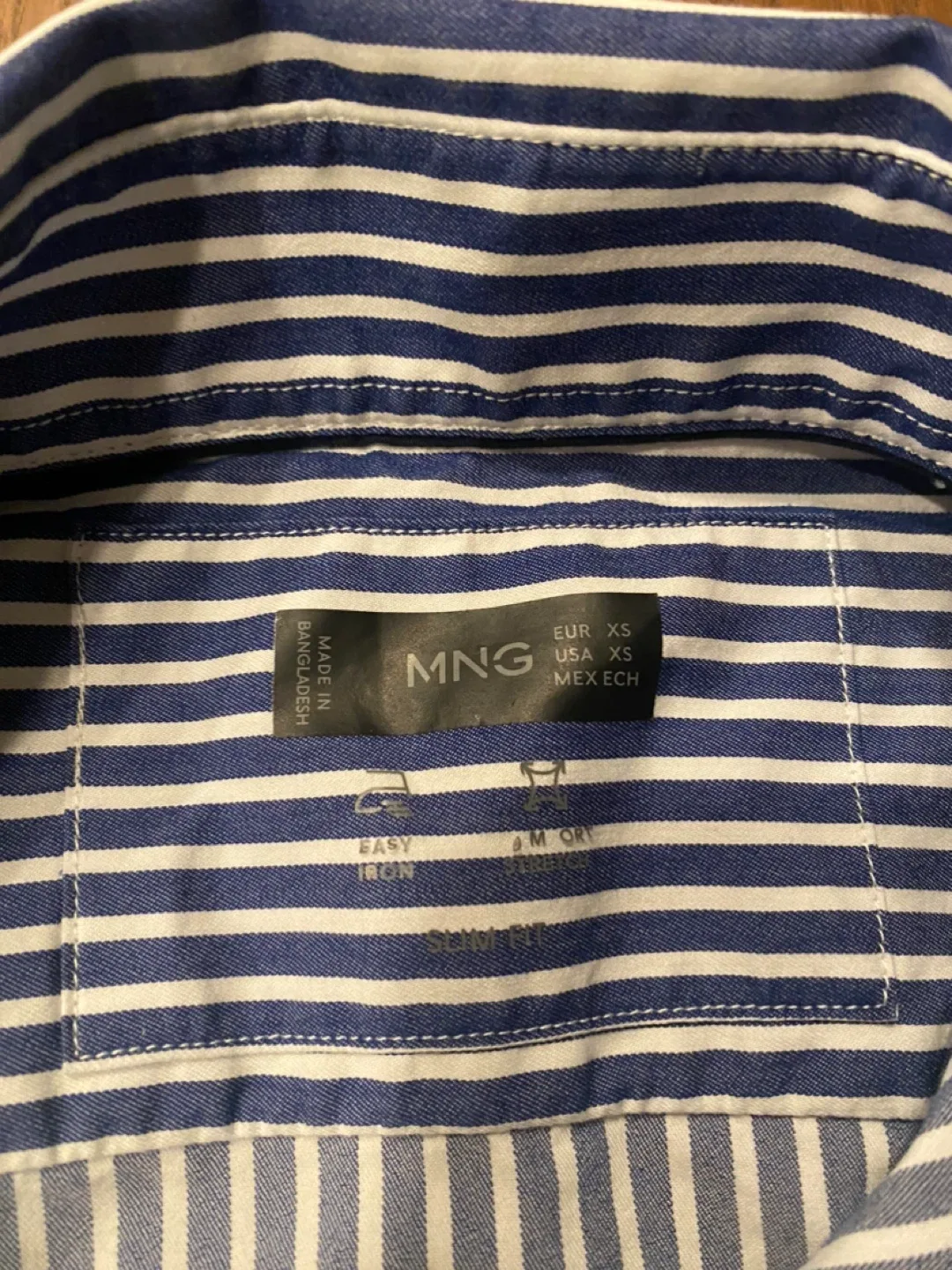 MNG (Mango) Man Striped Shirt - Size XS image indicator(2)