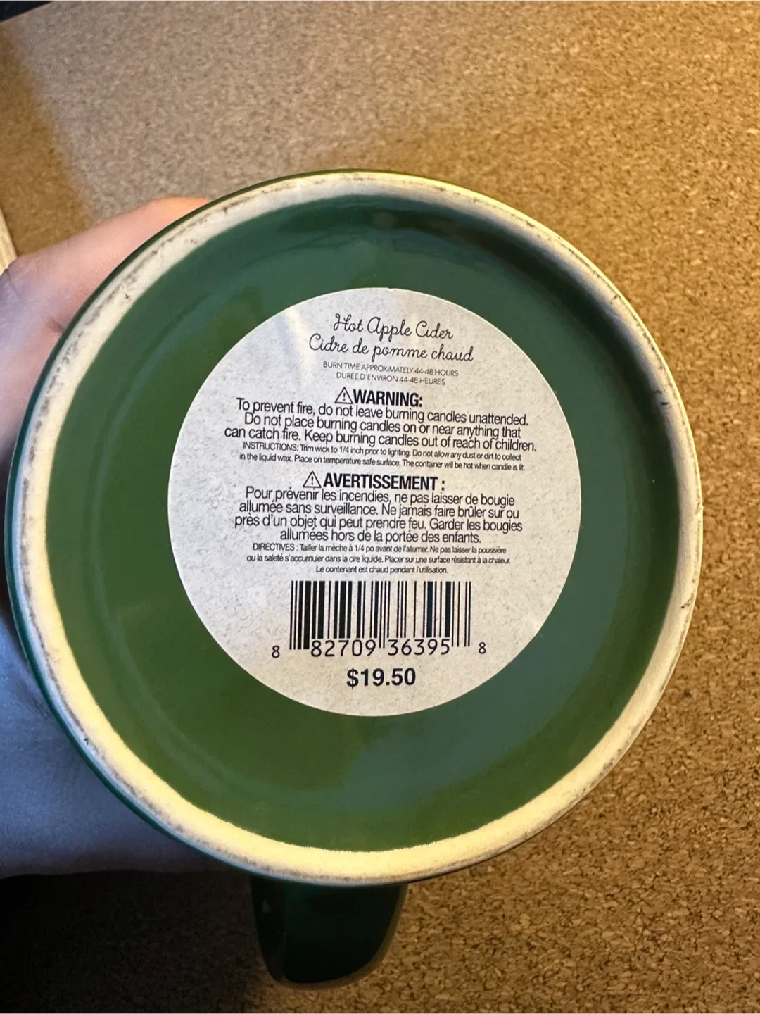 Hot Apple Cider Candle —MUG ONLY image indicator(3)