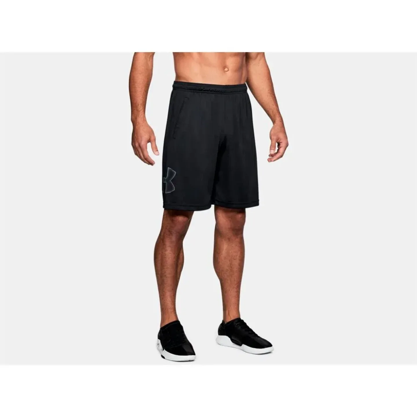 New Under Armour Mens Black  Shorts 10" inch Large (Orig $30) thumbnail