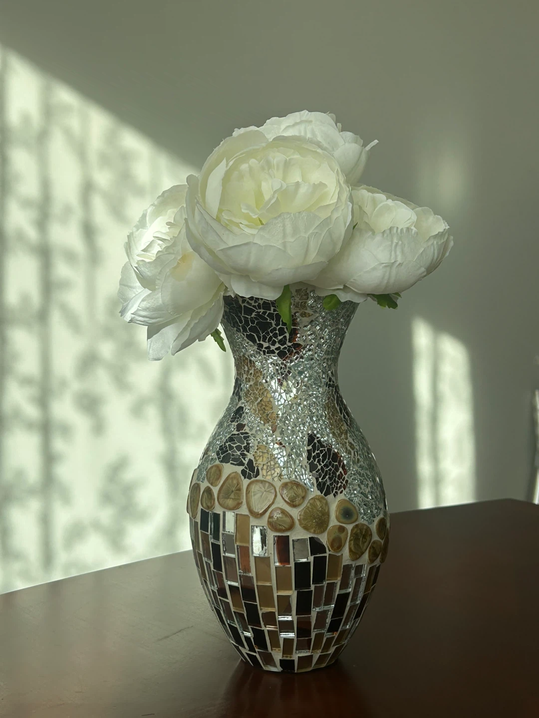 Beautiful Mosaic Glass Vase - photo 2