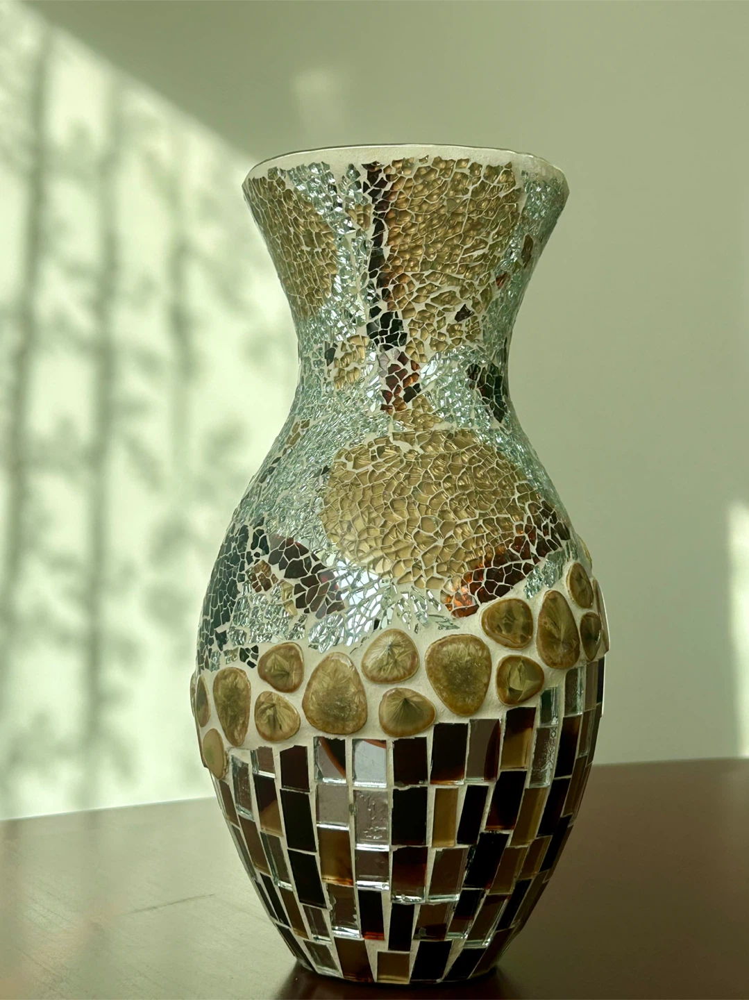Beautiful Mosaic Glass Vase - photo 4
