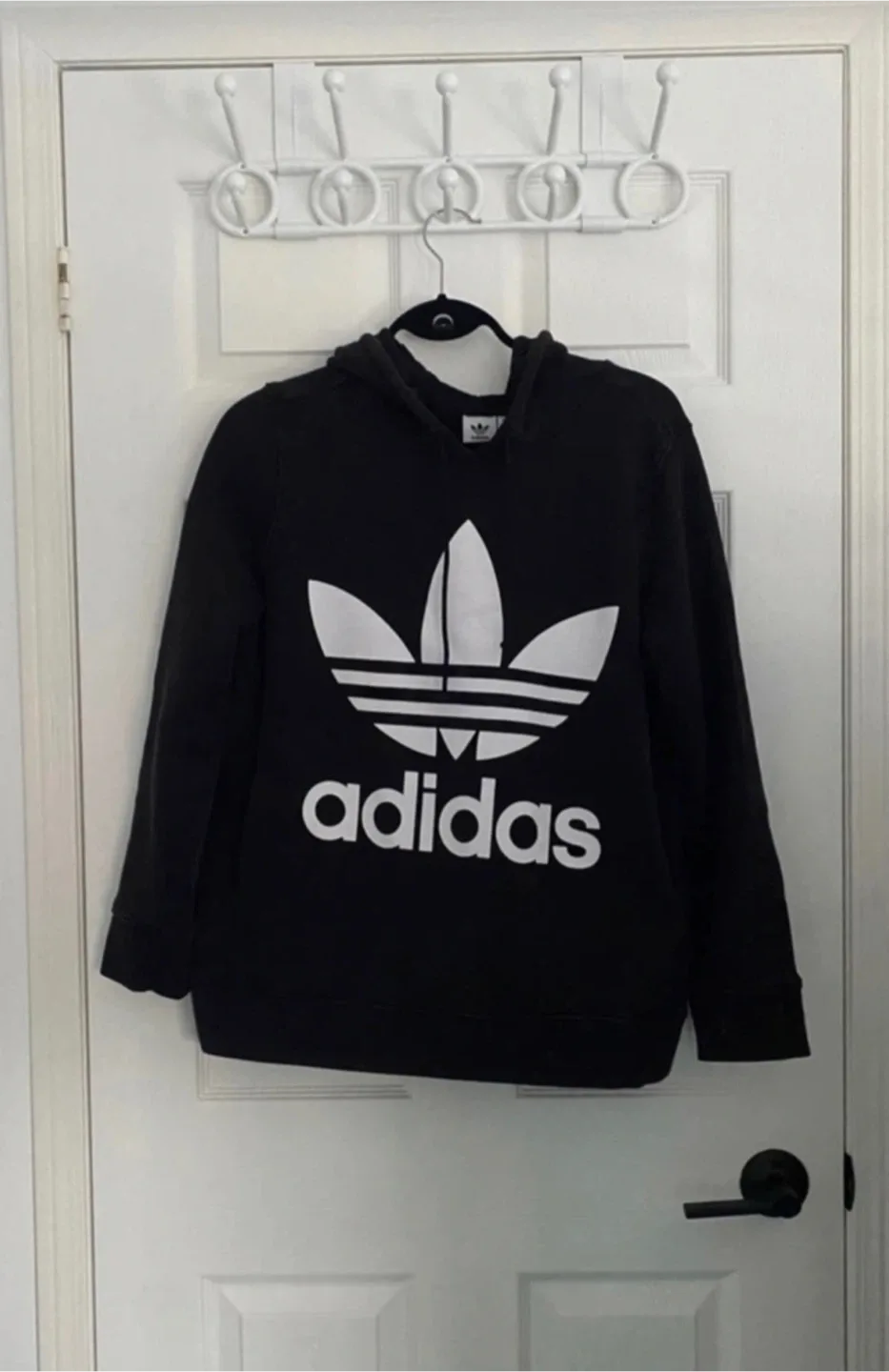 Adidas Black Hoodie - Size L thumbnail