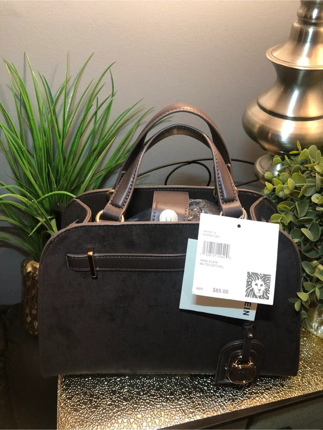 Anne Klein Espresso Handbag - New with Tags image indicator(3)