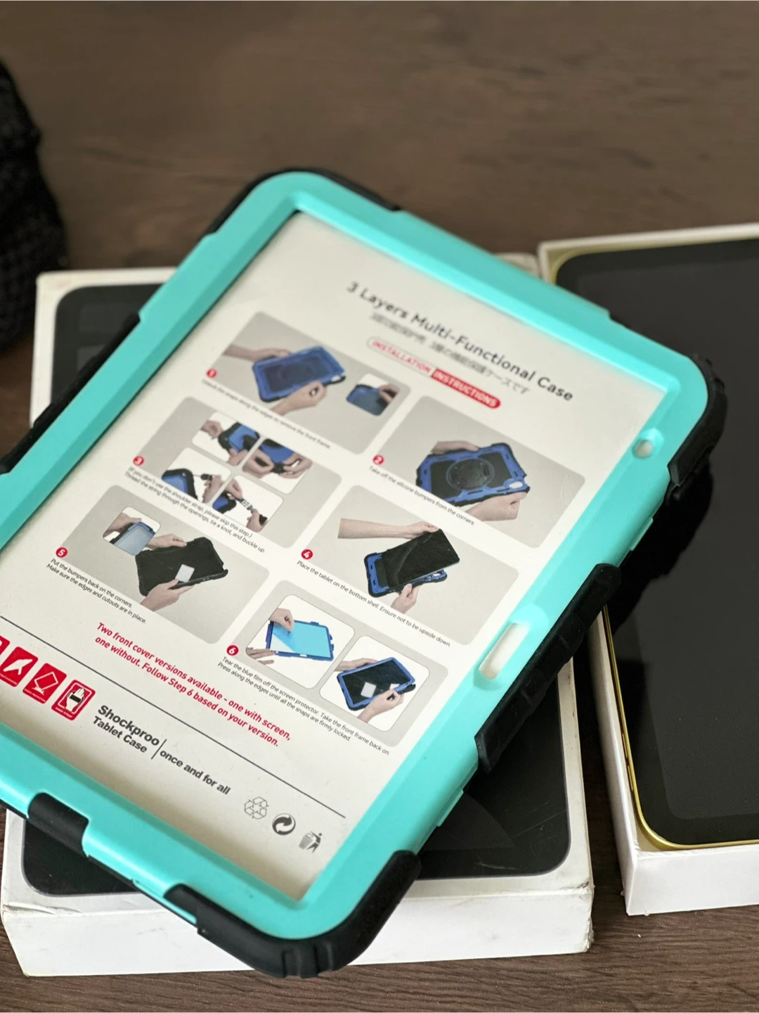 Apple iPad 10th Gen Yellow + Shockproof Case - photo 3