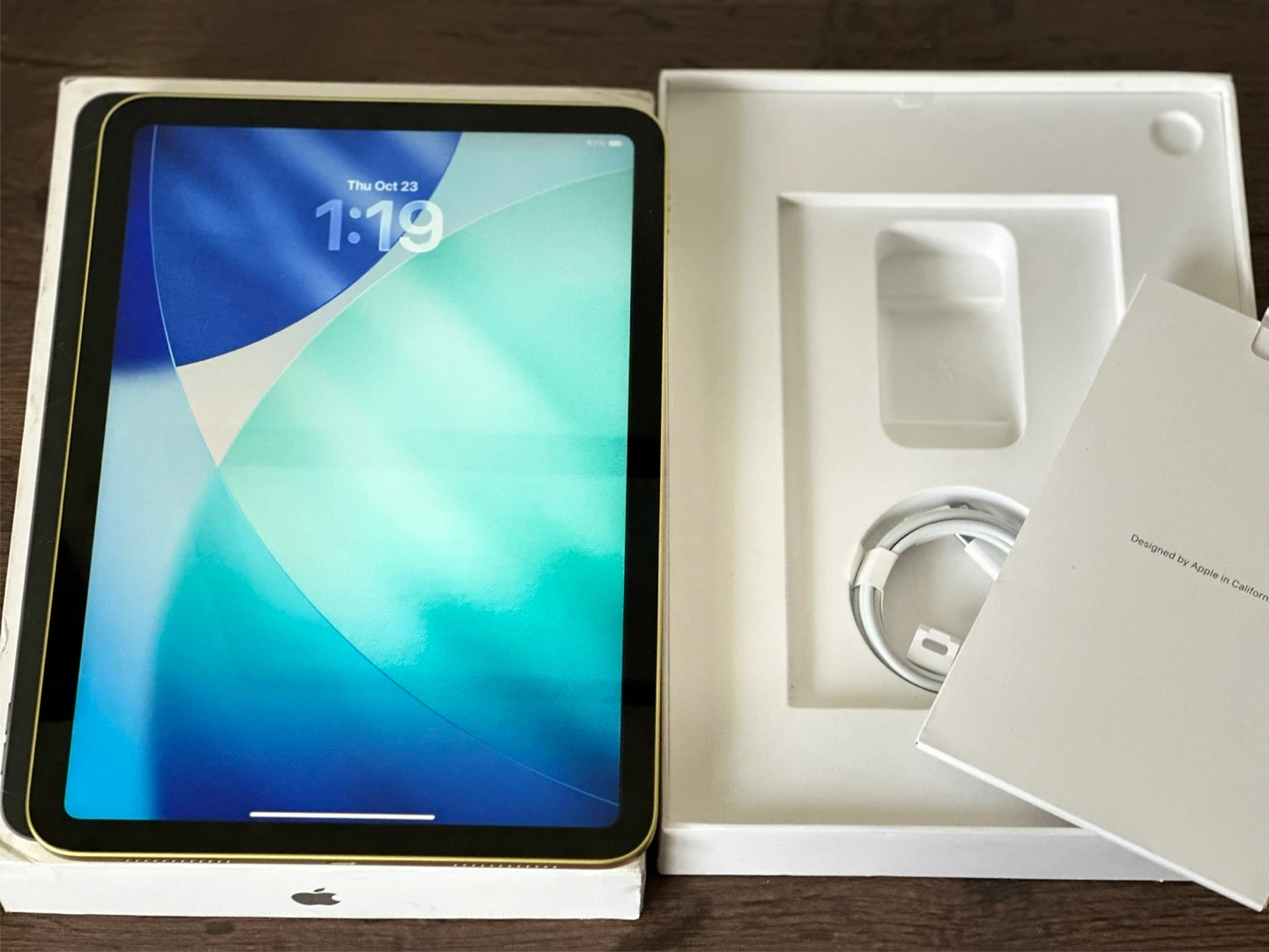 Apple iPad 10th Gen Yellow + Shockproof Case - photo 4