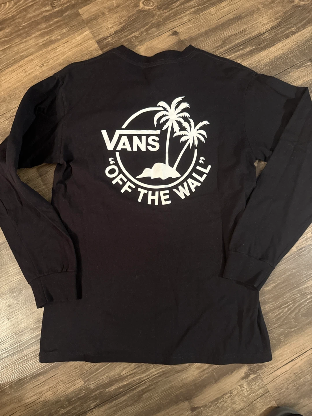 Vans "Off The Wall" Black Long Sleeve - Small - photo 4