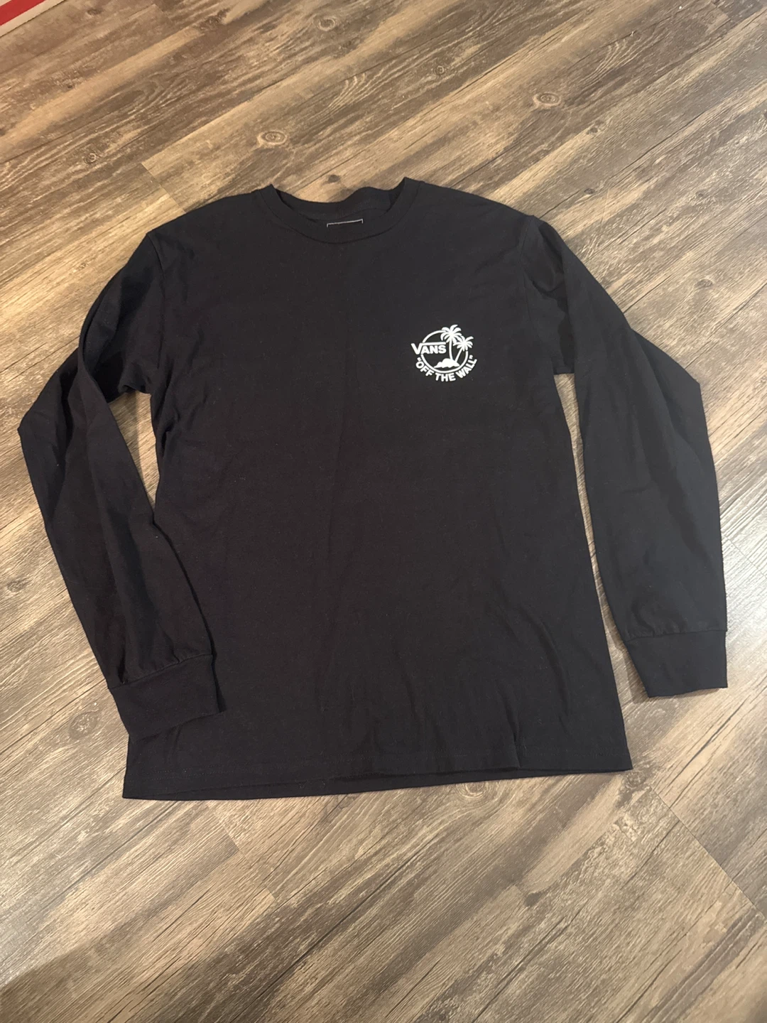 Vans "Off The Wall" Black Long Sleeve - Small