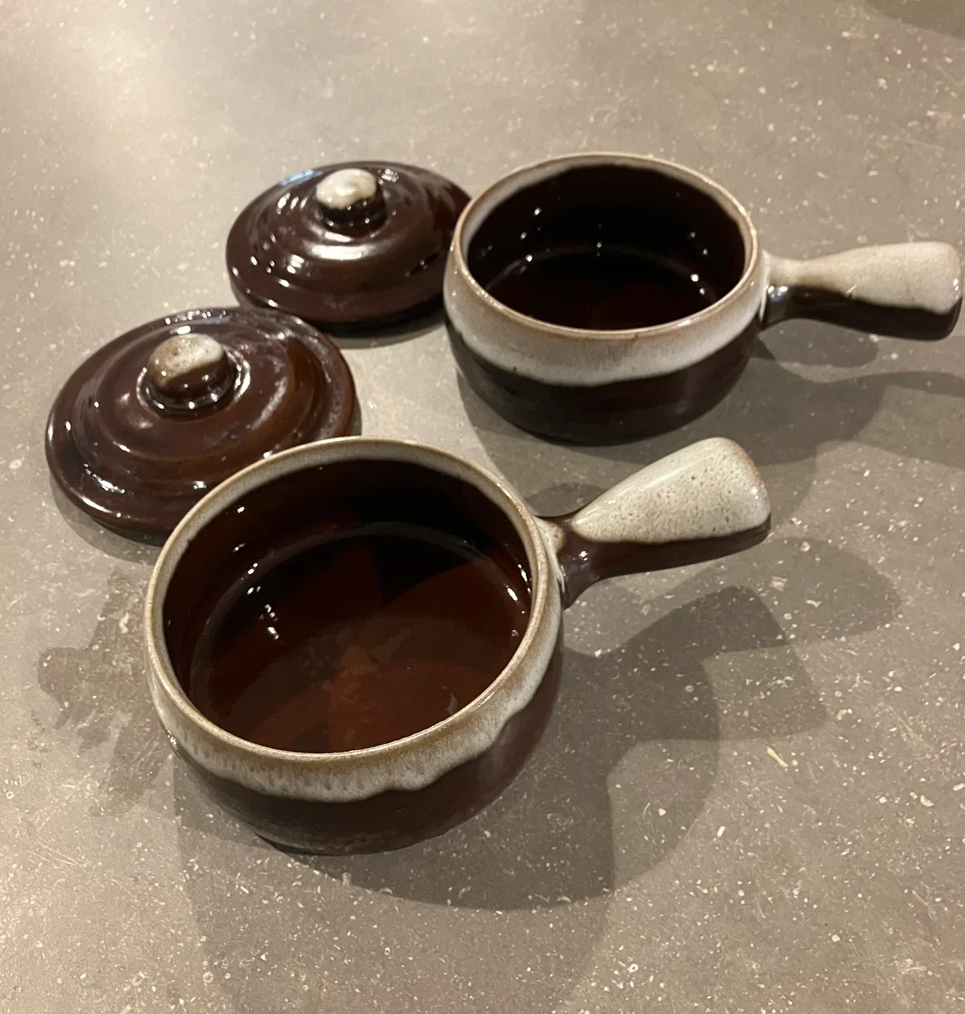 Made in Japan- French Onion Soup Ceramic Crock image indicator(3)