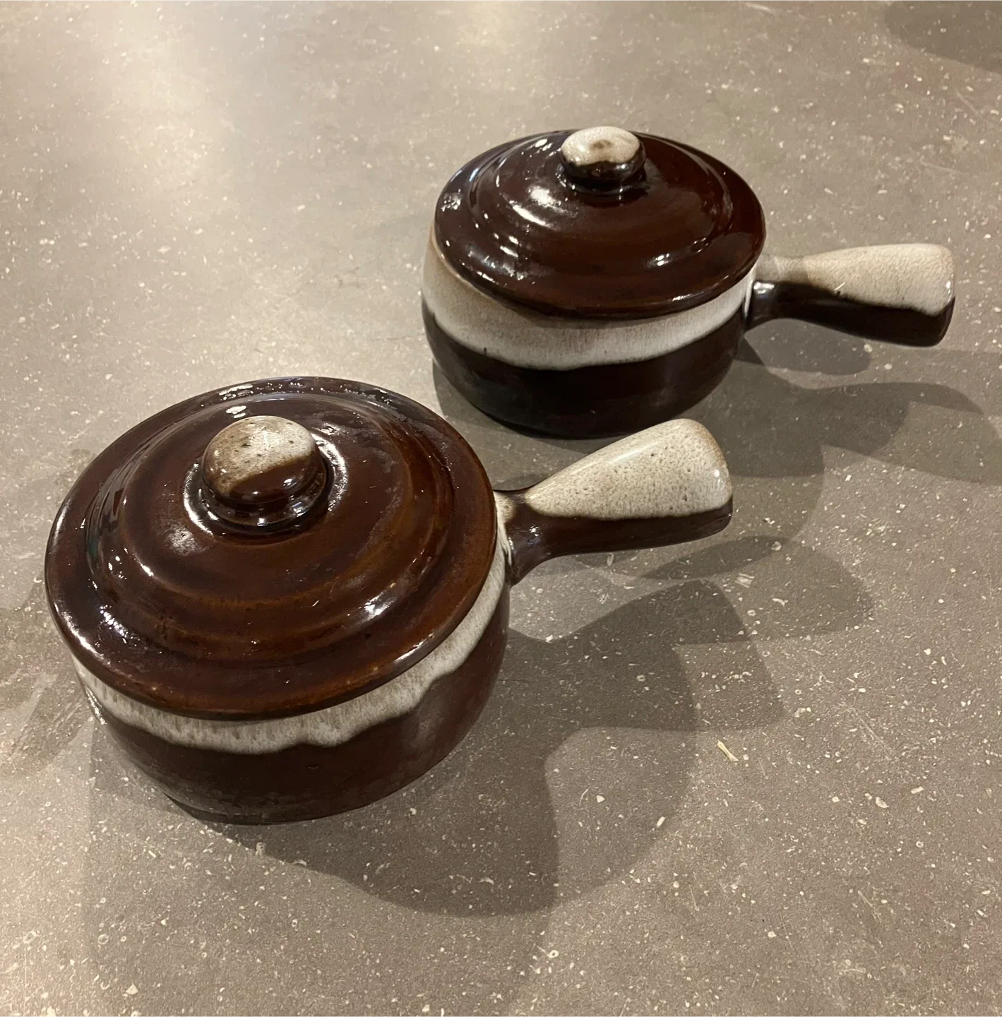 Made in Japan- French Onion Soup Ceramic Crock image indicator(2)