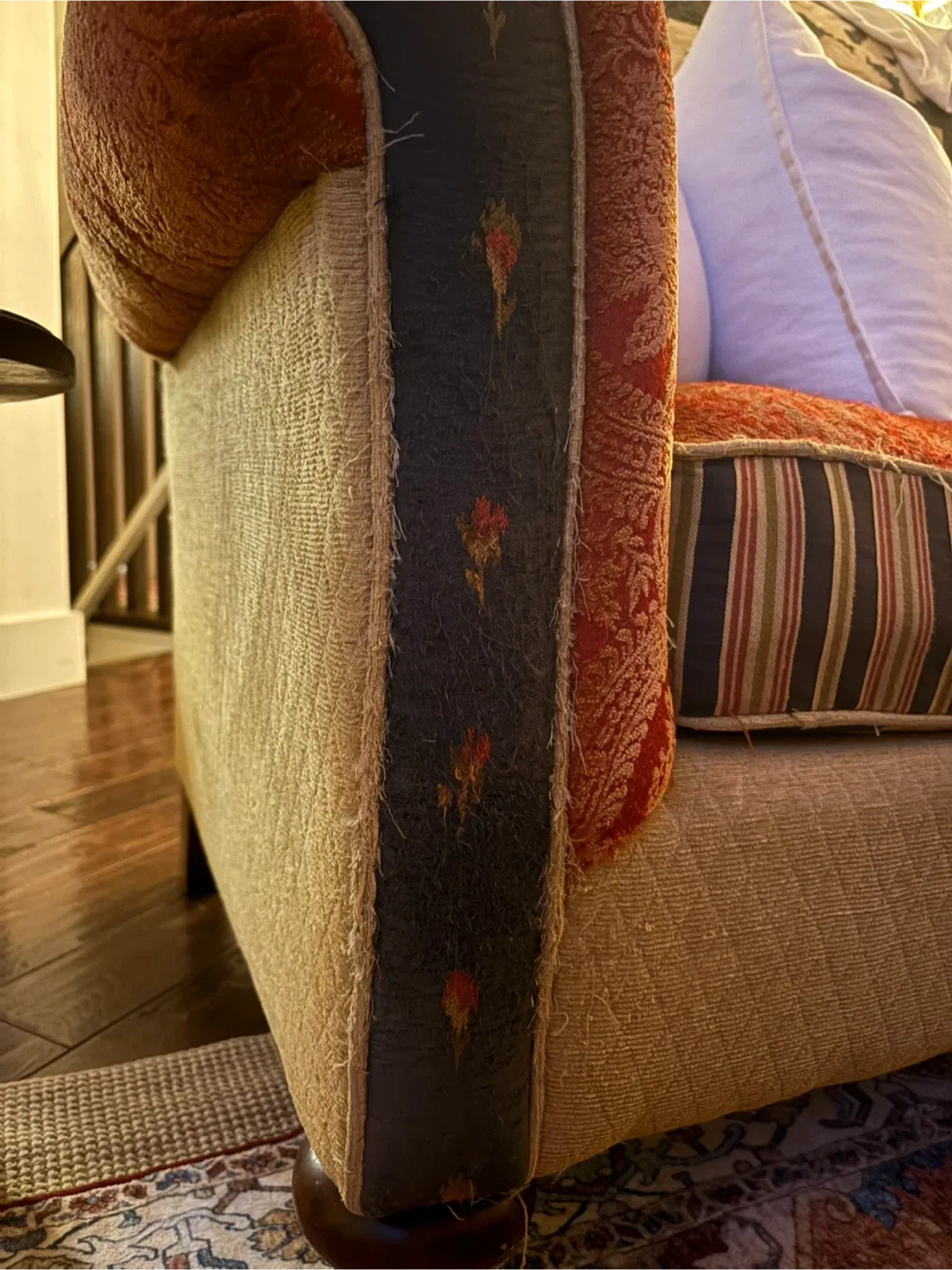 Custom antique collectors Loveseat Sofa (read description) image indicator(9)