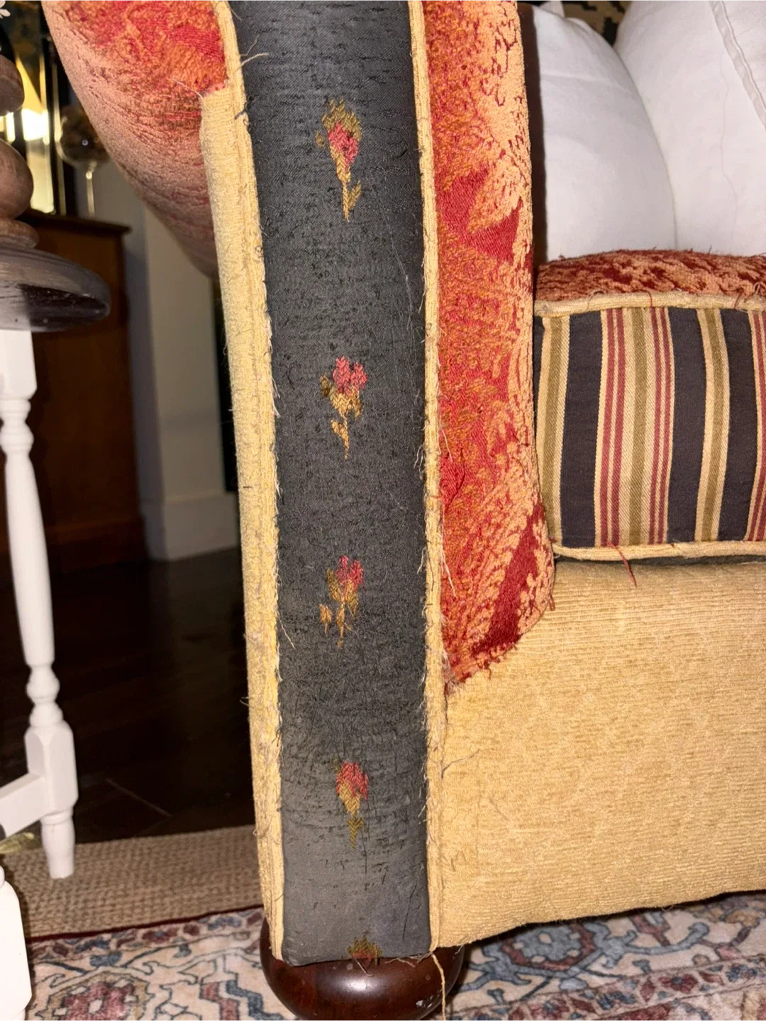 Custom antique collectors Loveseat Sofa (read description) image indicator(10)