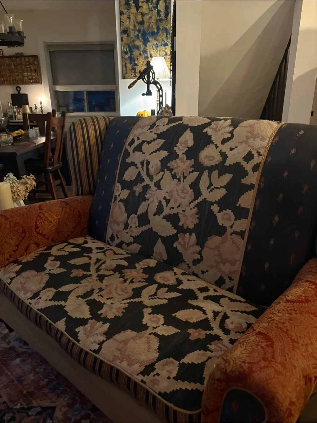 Custom antique collectors Loveseat Sofa (read description) image indicator(2)