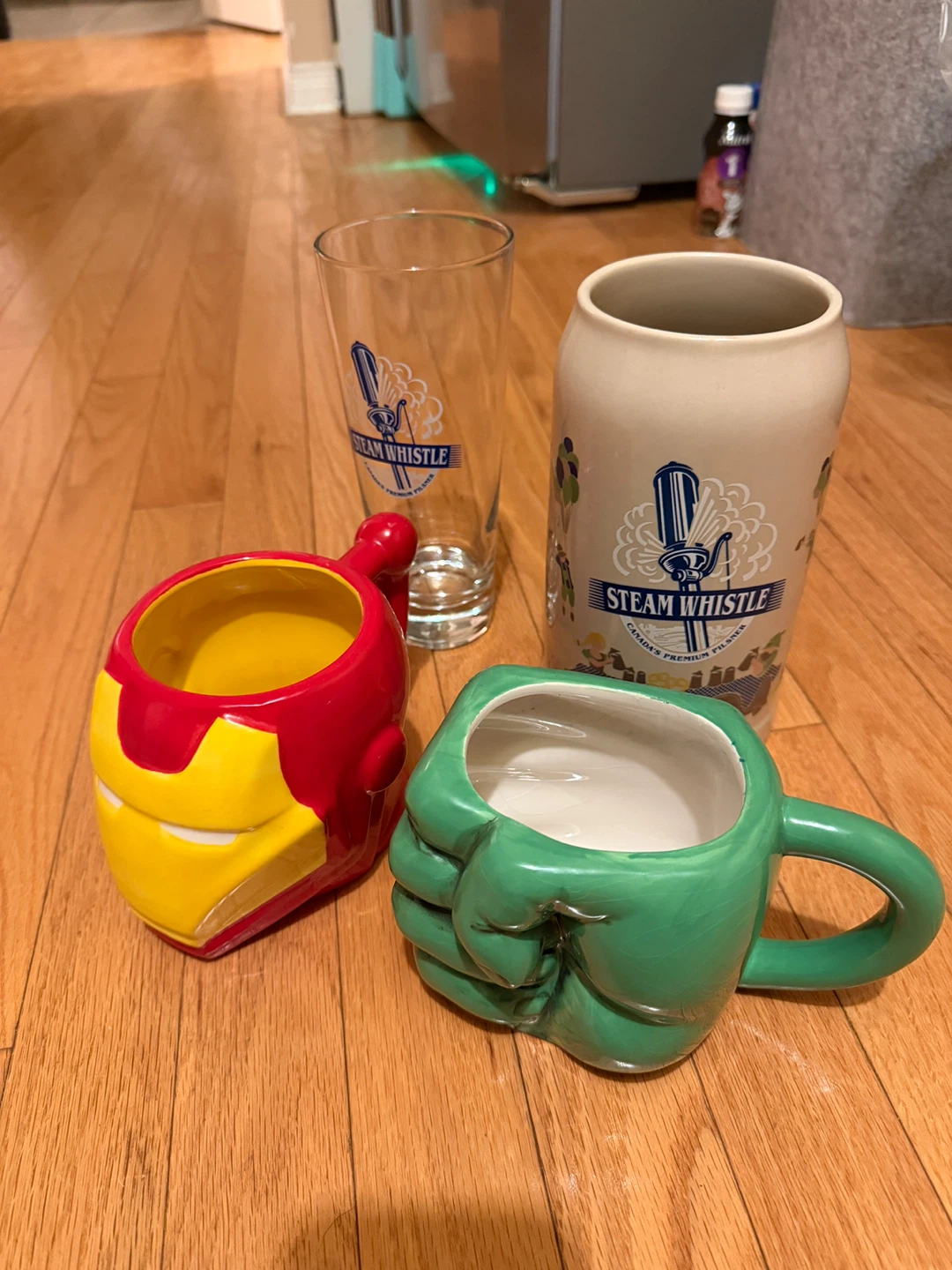 Steam Whistle & Marvel Mugs