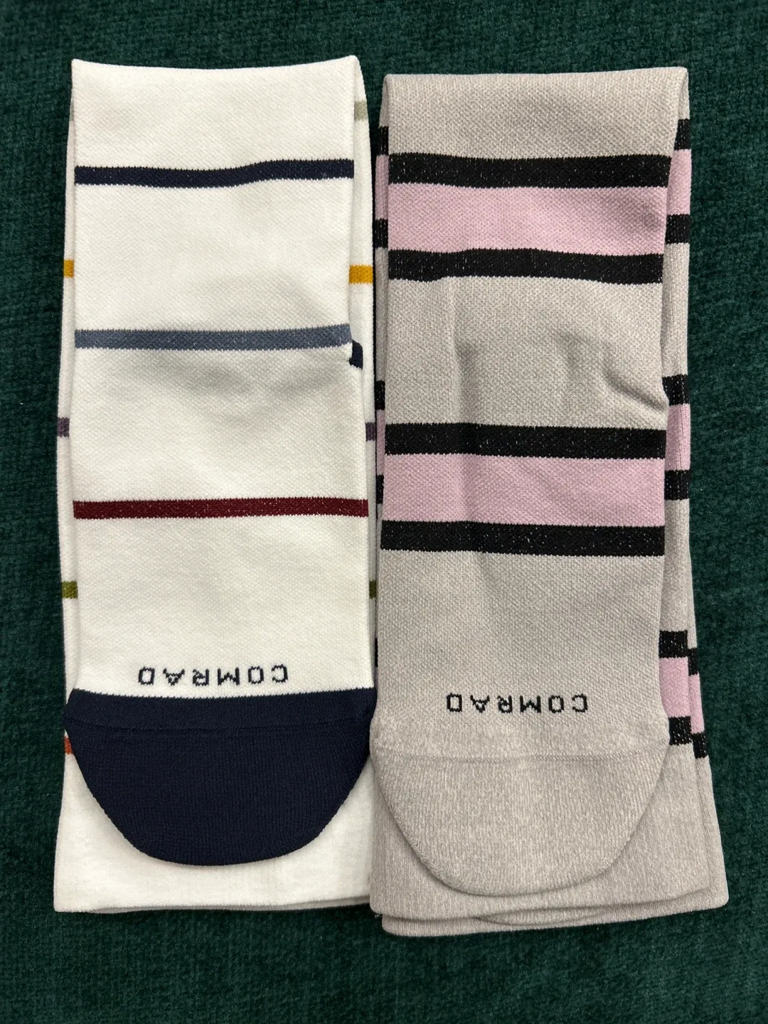 COMRAD Striped Socks - White & Gray image indicator(2)