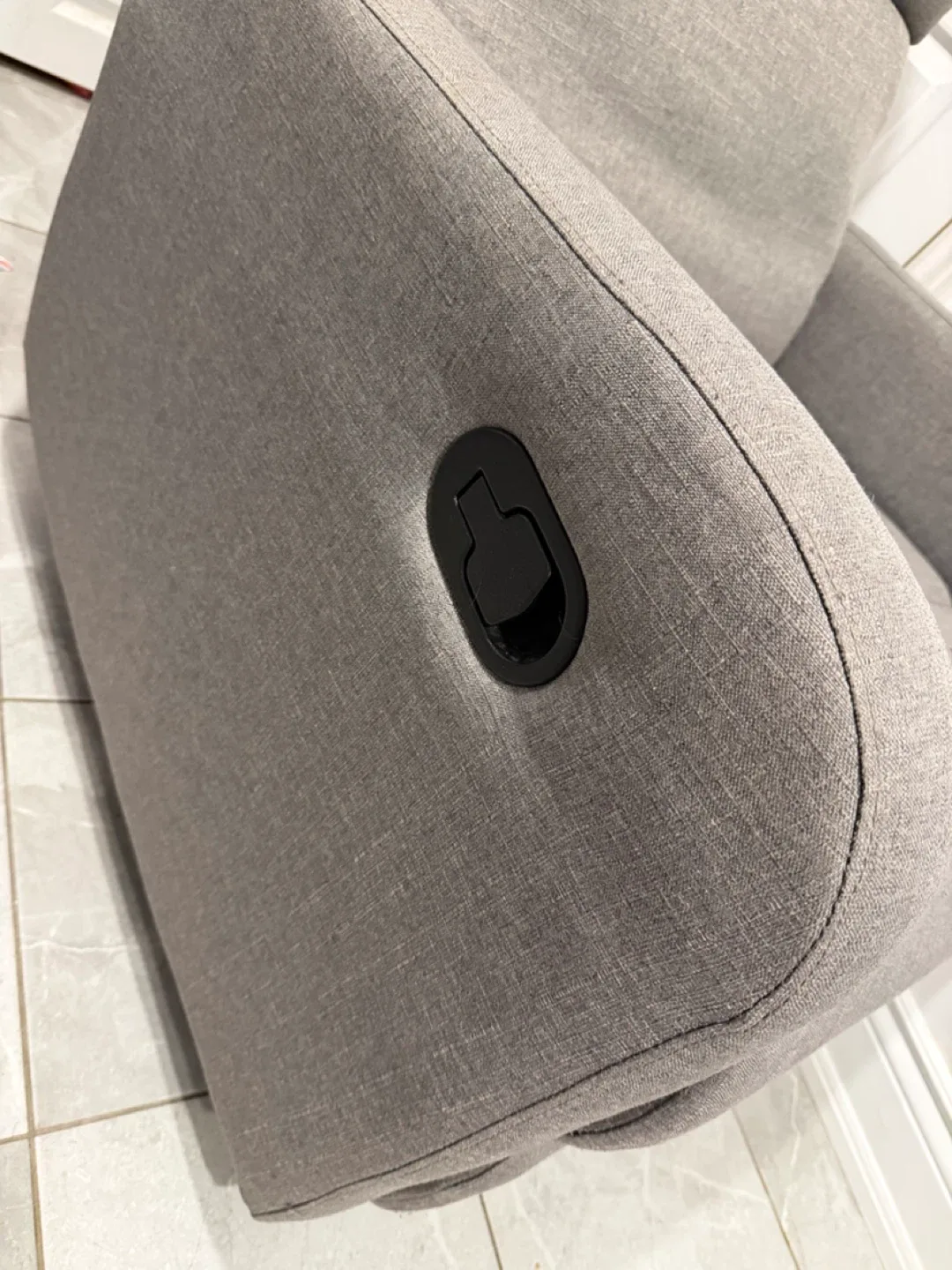 Grey Recliner Chair - Great Condition image indicator(4)